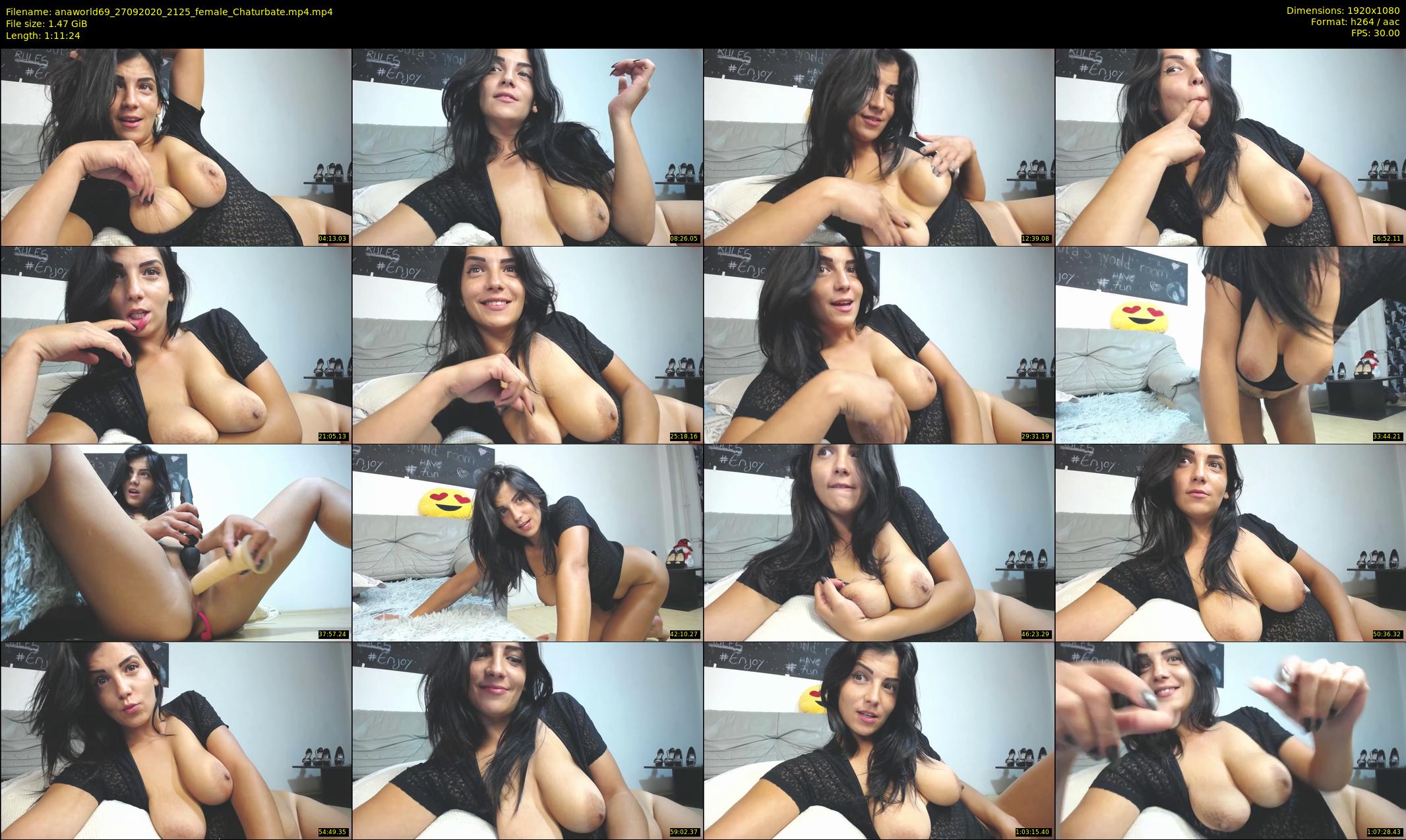 anaworld69 — 72 minute Chaturbate female cam show recording, 1080p, Sep 27, 2020