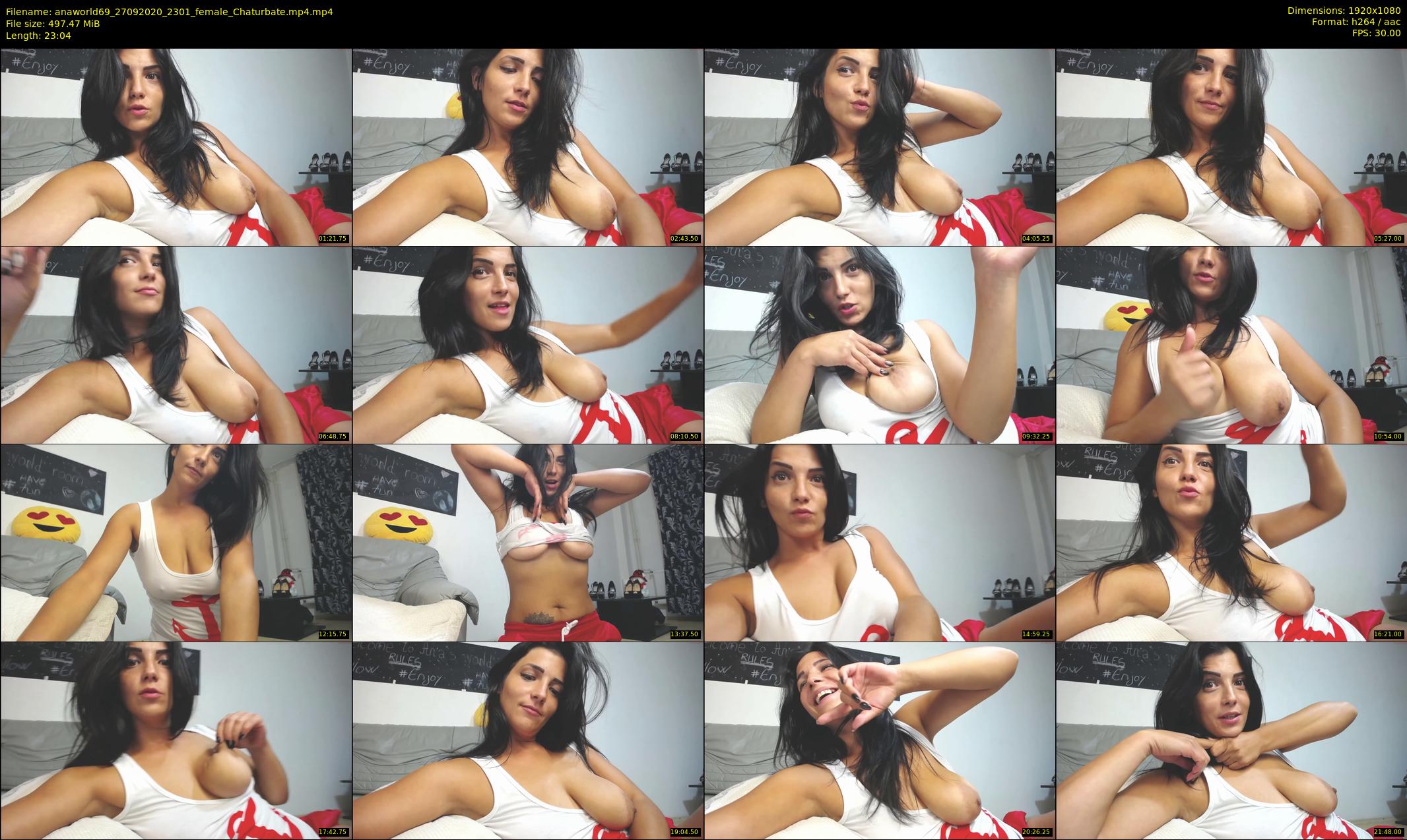 anaworld69 — 24 minute Chaturbate female cam show recording, 1080p, Sep 27, 2020