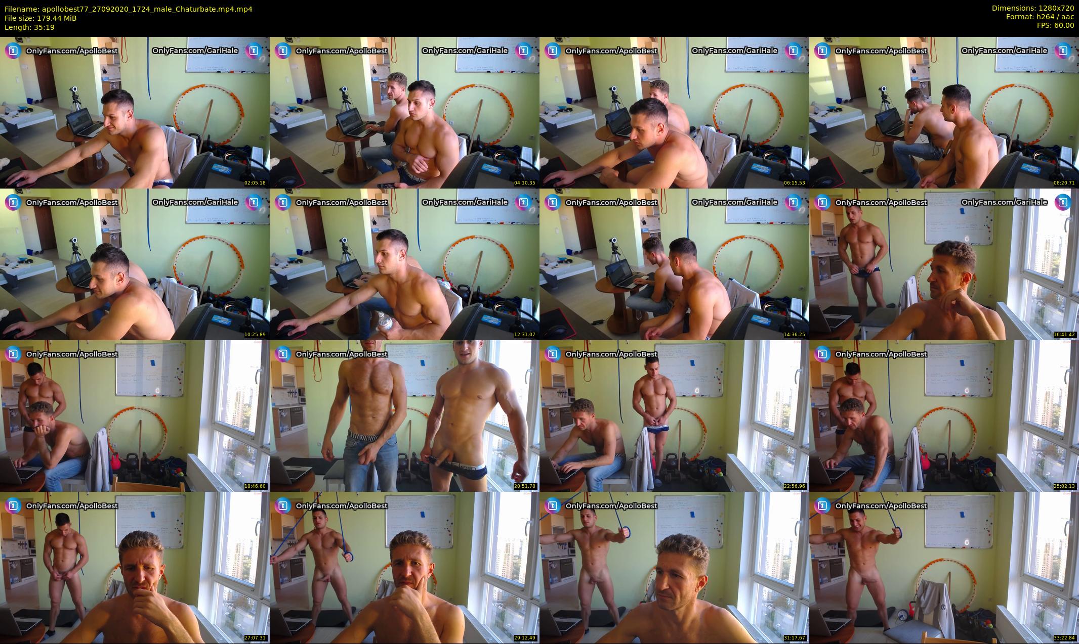 apollobest77 — 36 minute Chaturbate male cam show recording, 720p, Sep 27, 2020