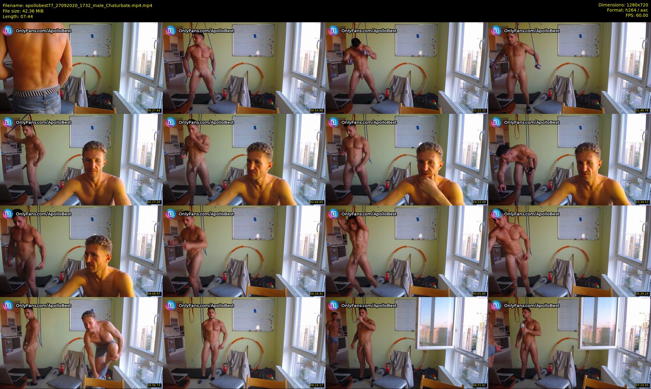 apollobest77 — 8 minute Chaturbate male cam show recording, 720p, Sep 27, 2020