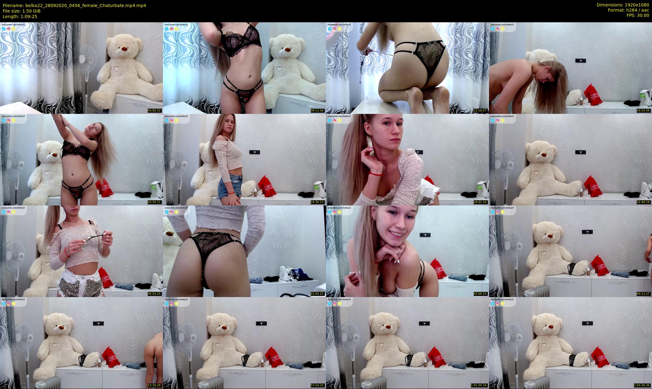 belka22 — 70 minute Chaturbate female cam show recording, 1080p, Sep 28, 2020