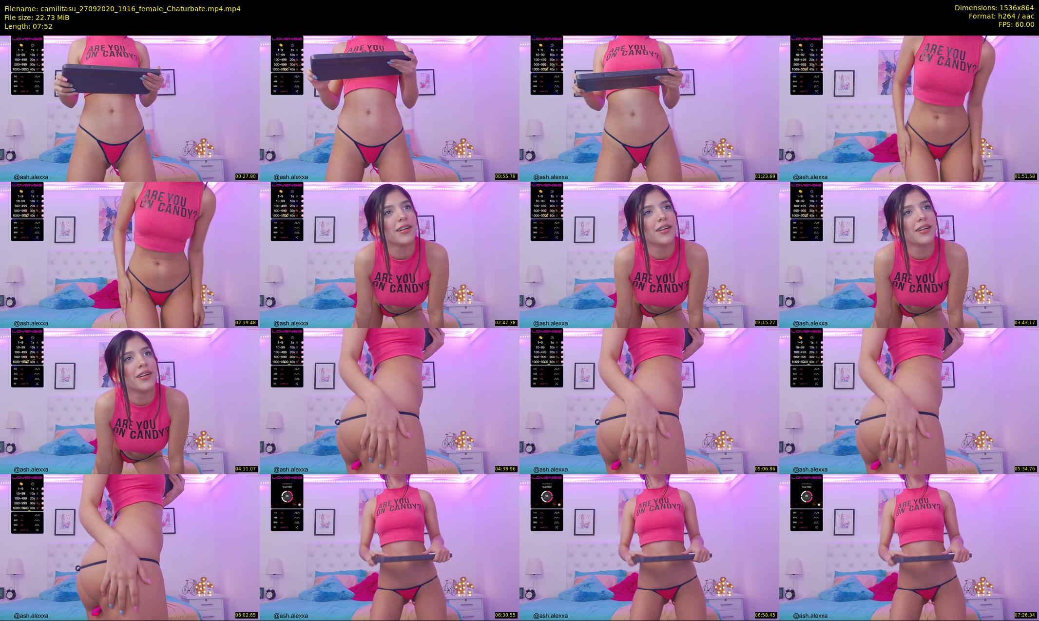 camilitasu — 8 minute Chaturbate female cam show recording, 720p, Sep 27, 2020