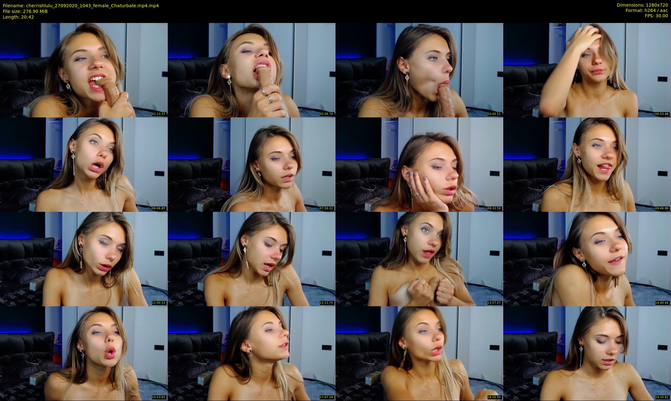 cherrishlulu — 21 minute Chaturbate female cam show recording, 720p, Sep 27, 2020