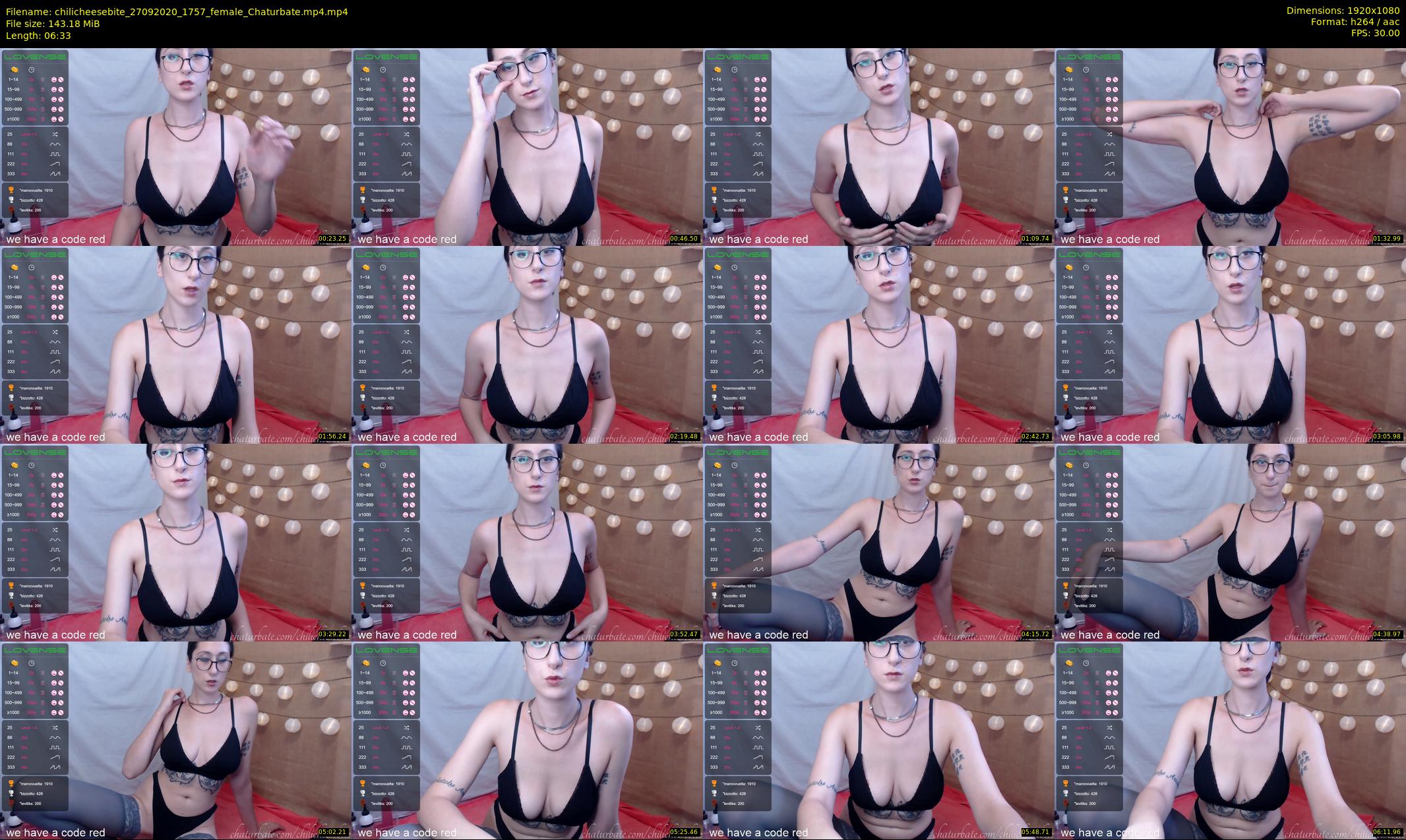 chilicheesebite — 7 minute Chaturbate female cam show recording, 1080p, Sep 27, 2020