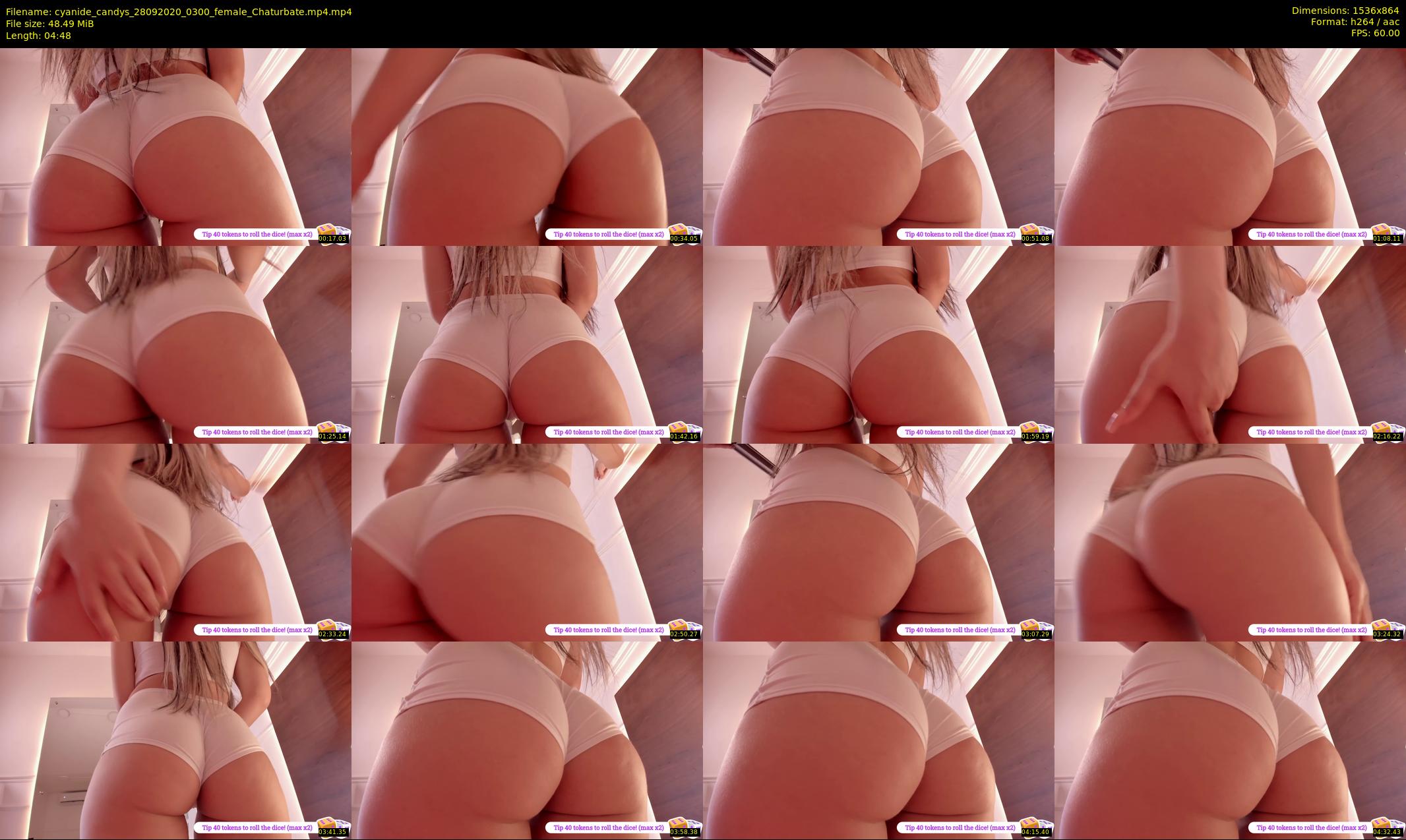 cyanide_candys — 5 minute Chaturbate female cam show recording, 720p, Sep 28, 2020
