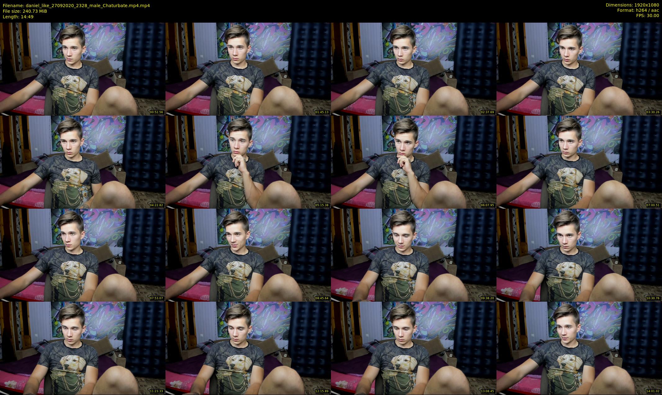 daniel_like — 15 minute Chaturbate male cam show recording, 1080p, Sep 27, 2020