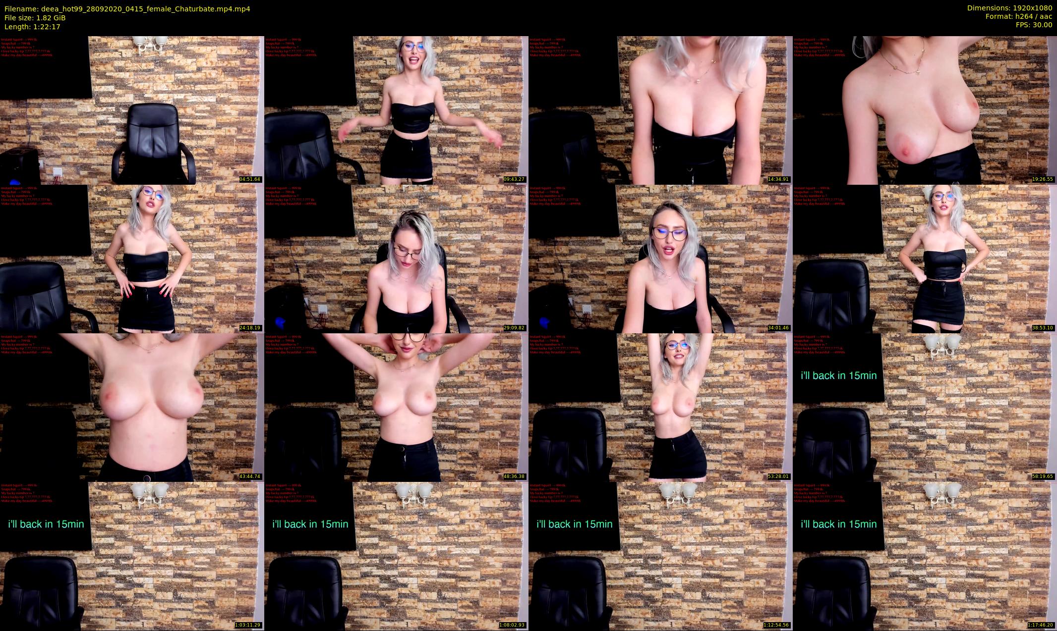 deea_hot99 — 83 minute Chaturbate female cam show recording, 1080p, Sep 28, 2020