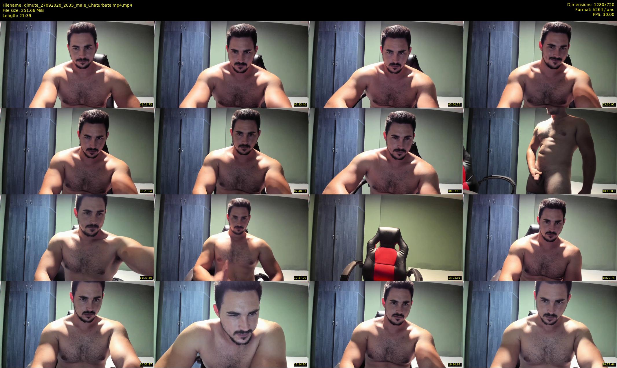 djmute — 22 minute Chaturbate male cam show recording, 720p, Sep 27, 2020