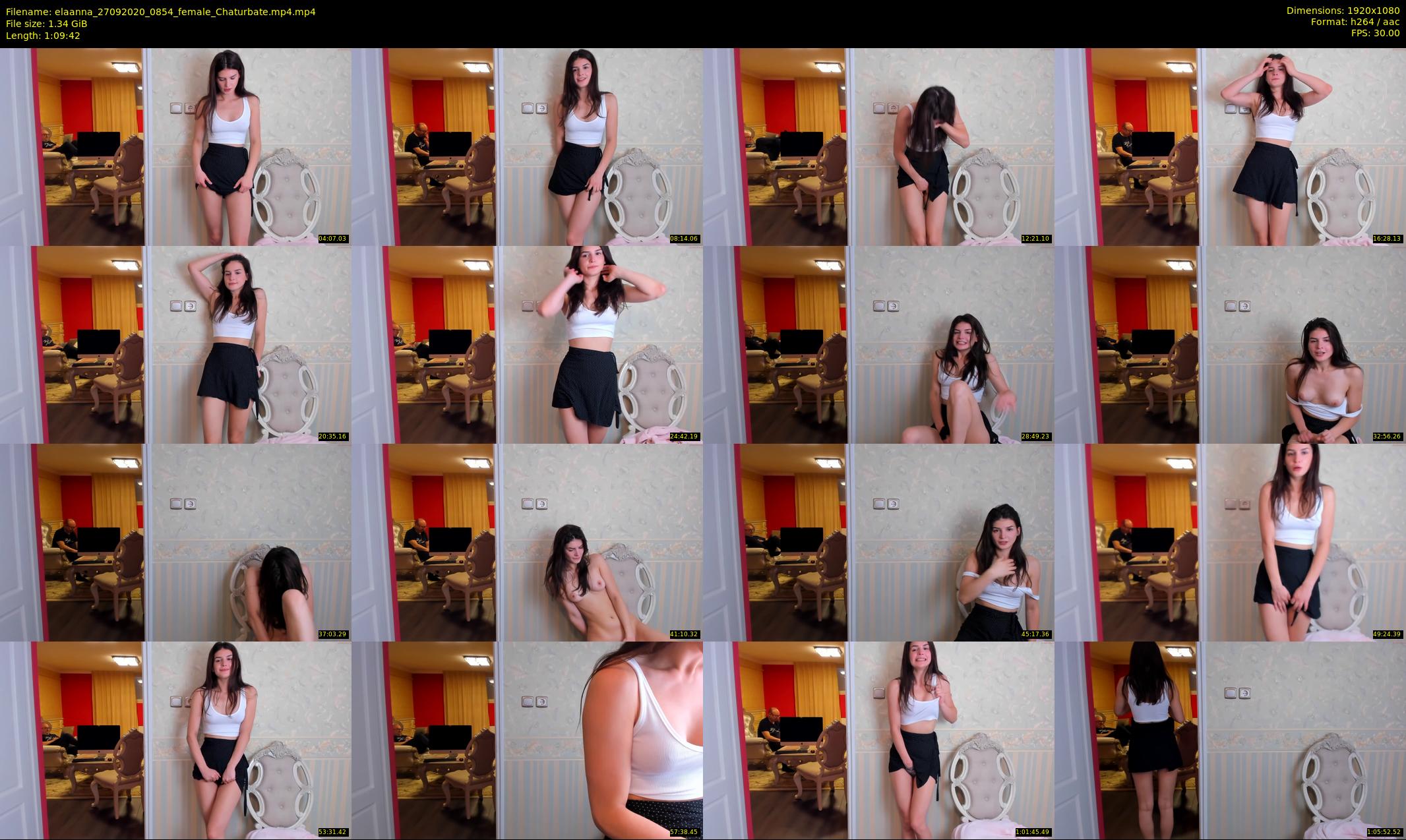 elaanna — 70 minute Chaturbate female cam show recording, 1080p, Sep 27, 2020