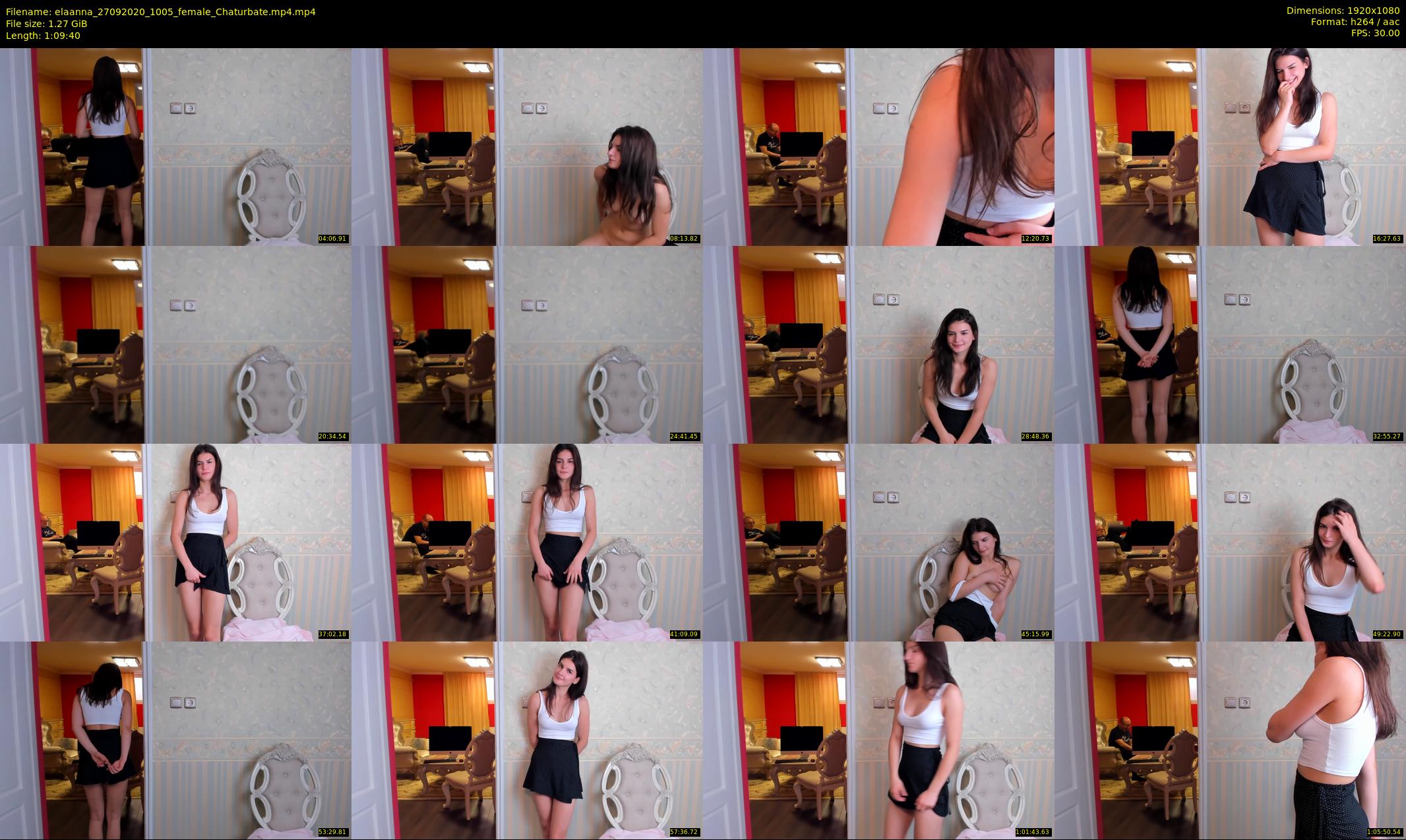elaanna — 70 minute Chaturbate female cam show recording, 1080p, Sep 27, 2020
