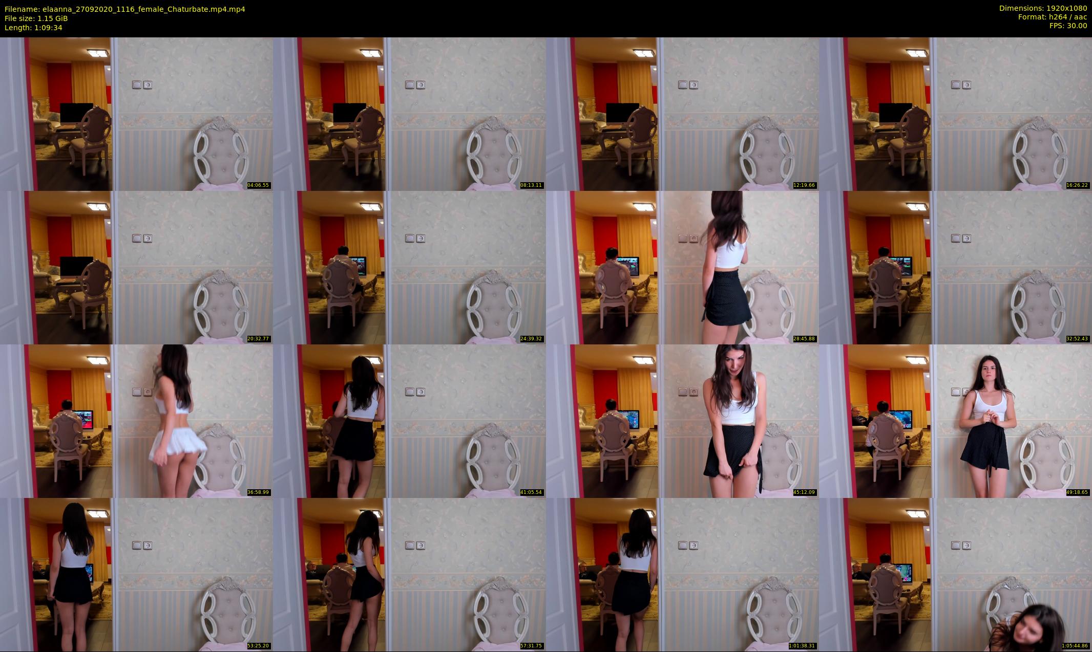 elaanna — 70 minute Chaturbate female cam show recording, 1080p, Sep 27, 2020