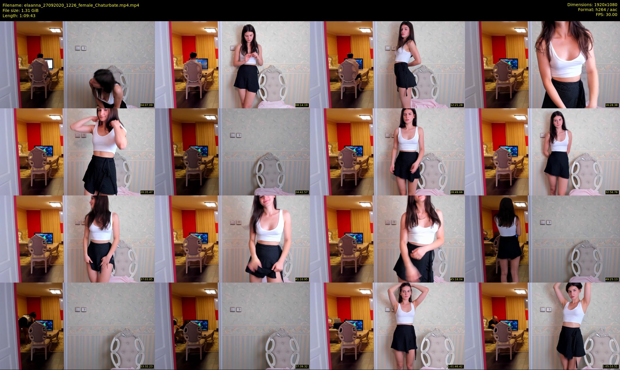 elaanna — 70 minute Chaturbate female cam show recording, 1080p, Sep 27, 2020