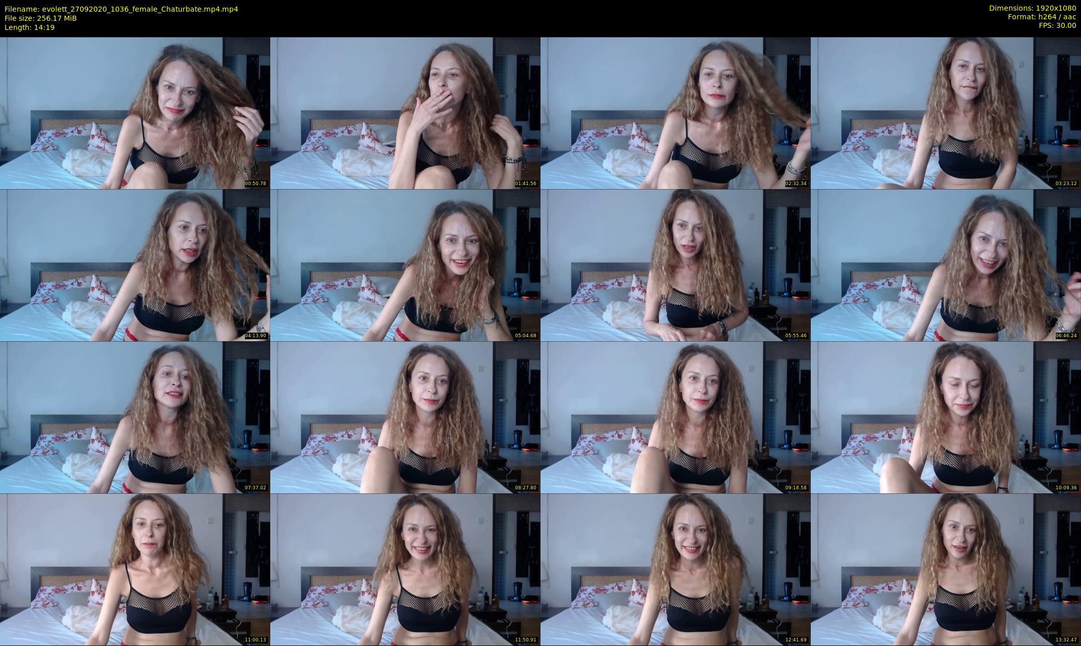 evolett — 15 minute Chaturbate female cam show recording, 1080p, Sep 27, 2020
