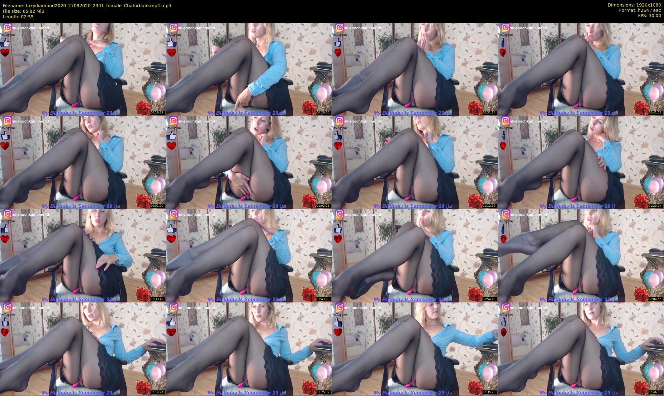 foxydiamond2020 — 3 minute Chaturbate female cam show recording, 1080p, Sep 27, 2020