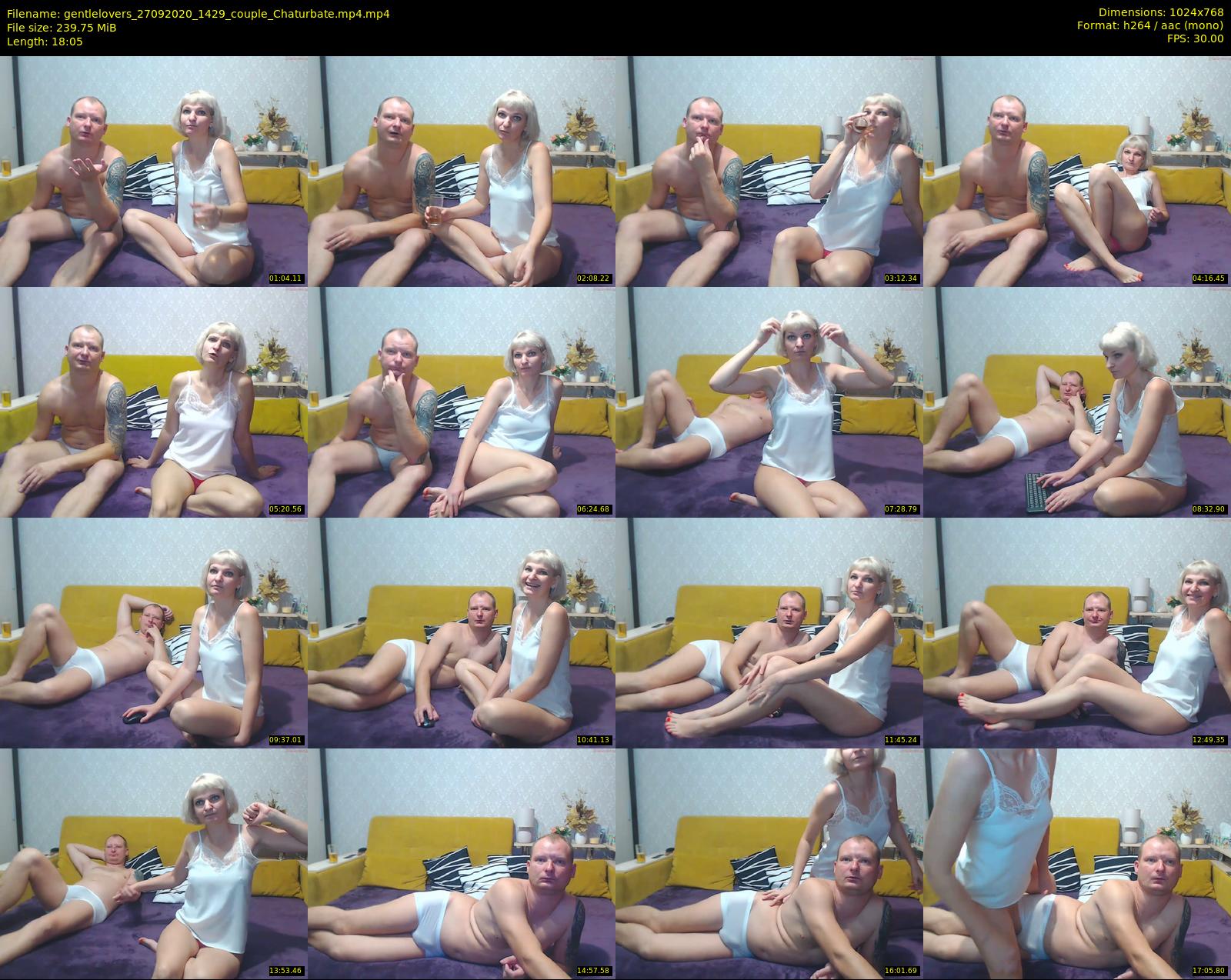 gentlelovers — 19 minute Chaturbate couple cam show recording, 720p, Sep 27, 2020