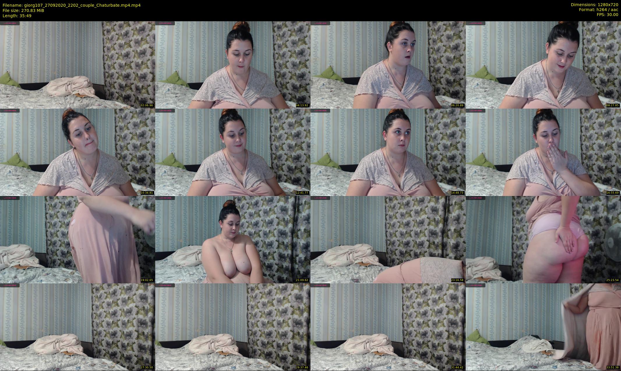 giorg107 — 36 minute Chaturbate couple cam show recording, 720p, Sep 27, 2020