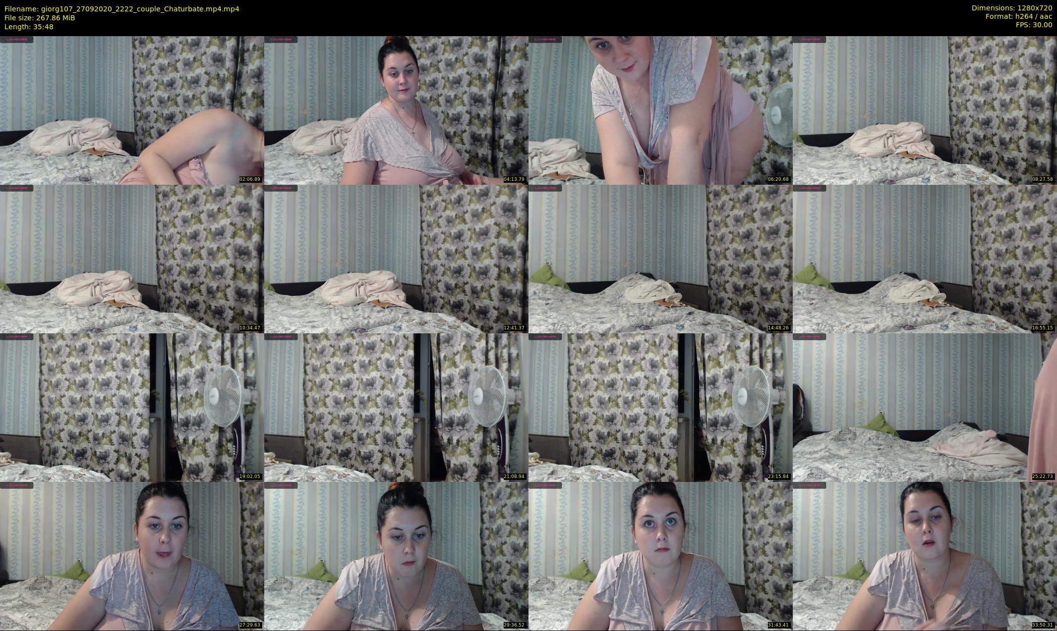 giorg107 — 36 minute Chaturbate couple cam show recording, 720p, Sep 27, 2020