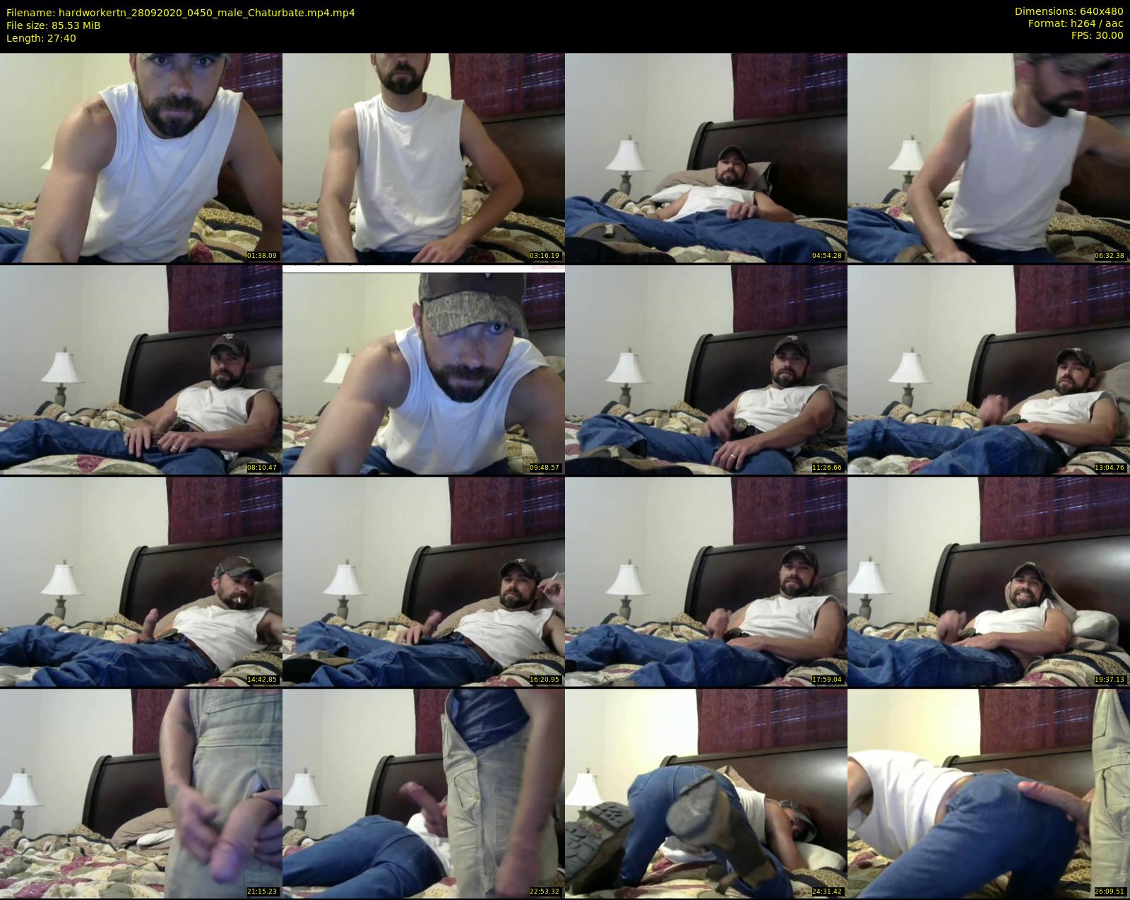 hardworkertn — 28 minute Chaturbate male cam show recording, 480p, Sep 28, 2020