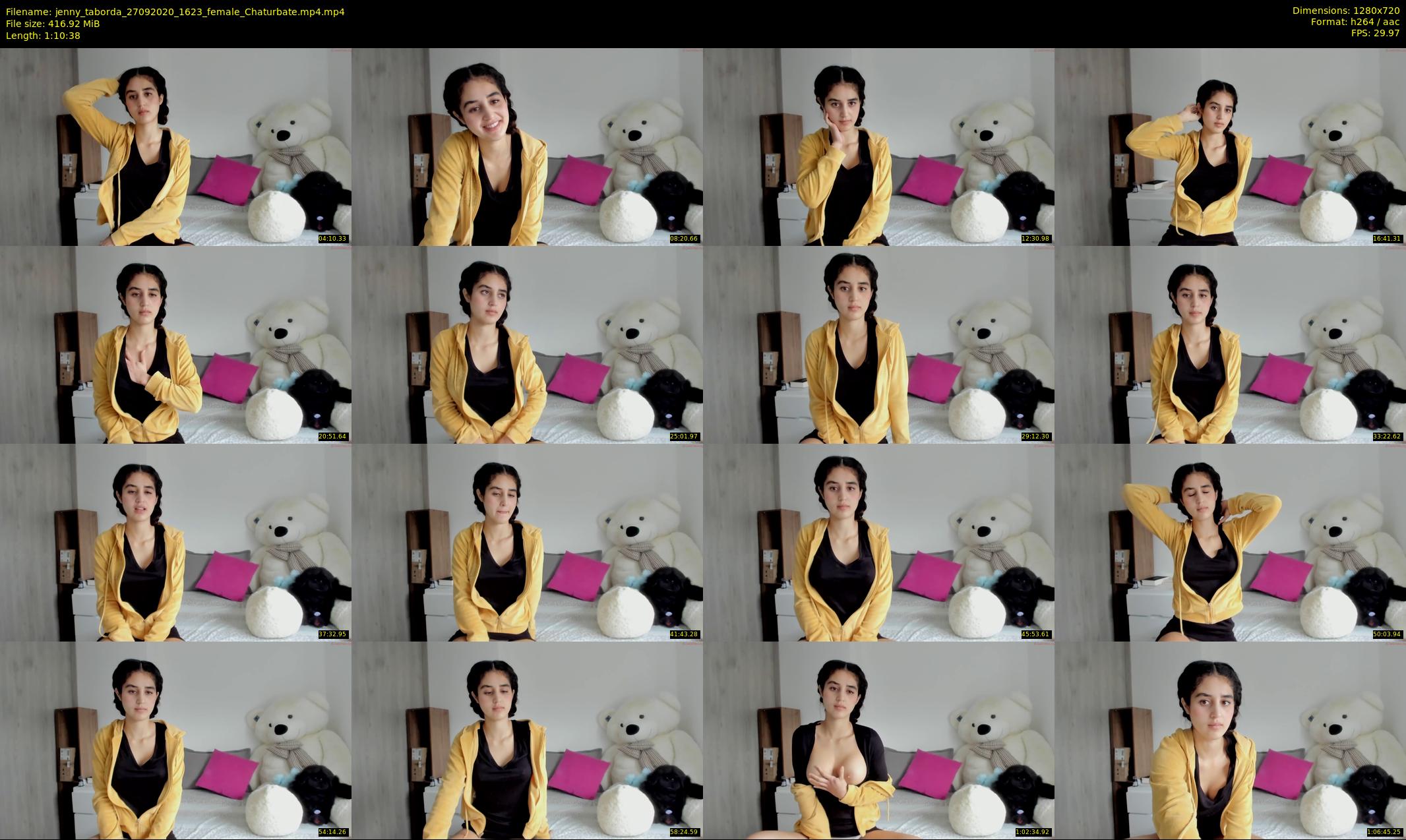 jenny_taborda — 71 minute Chaturbate female cam show recording, 720p, Sep 27, 2020