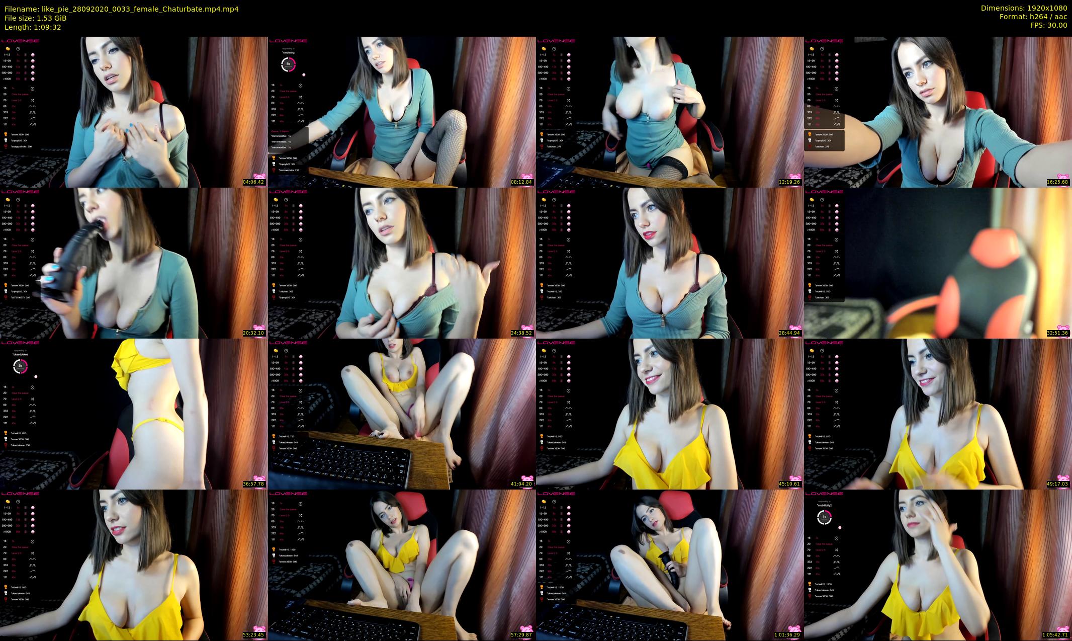 like_pie — 70 minute Chaturbate couple cam show recording, 1080p, Sep 28, 2020