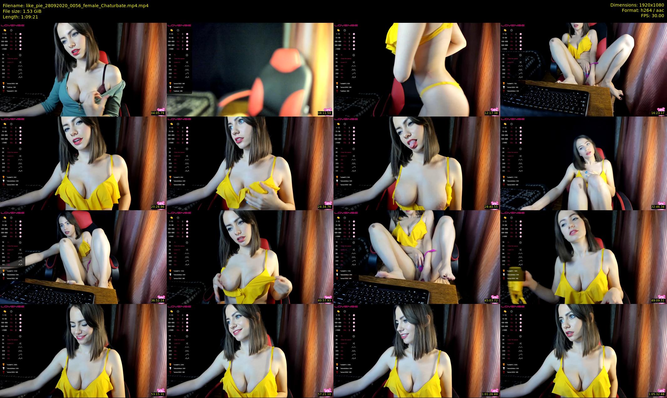 like_pie — 70 minute Chaturbate couple cam show recording, 1080p, Sep 28, 2020