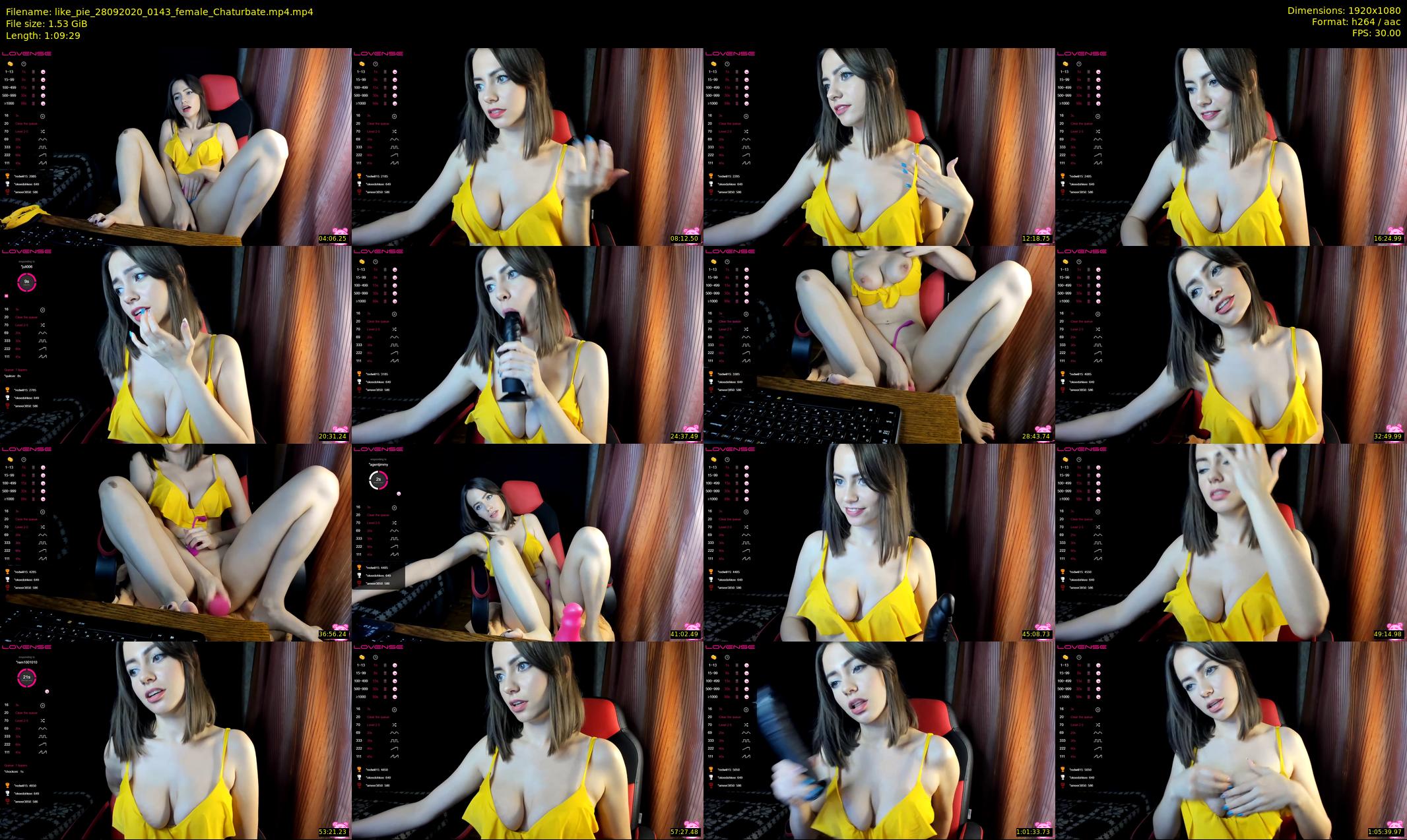 like_pie — 70 minute Chaturbate couple cam show recording, 1080p, Sep 28, 2020