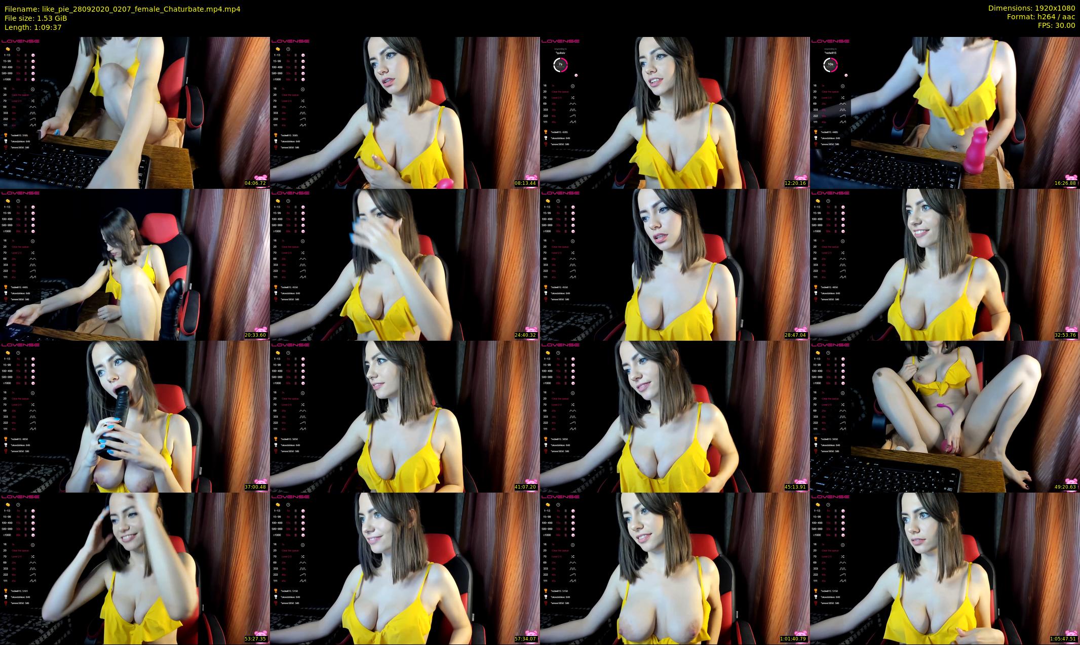 like_pie — 70 minute Chaturbate couple cam show recording, 1080p, Sep 28, 2020