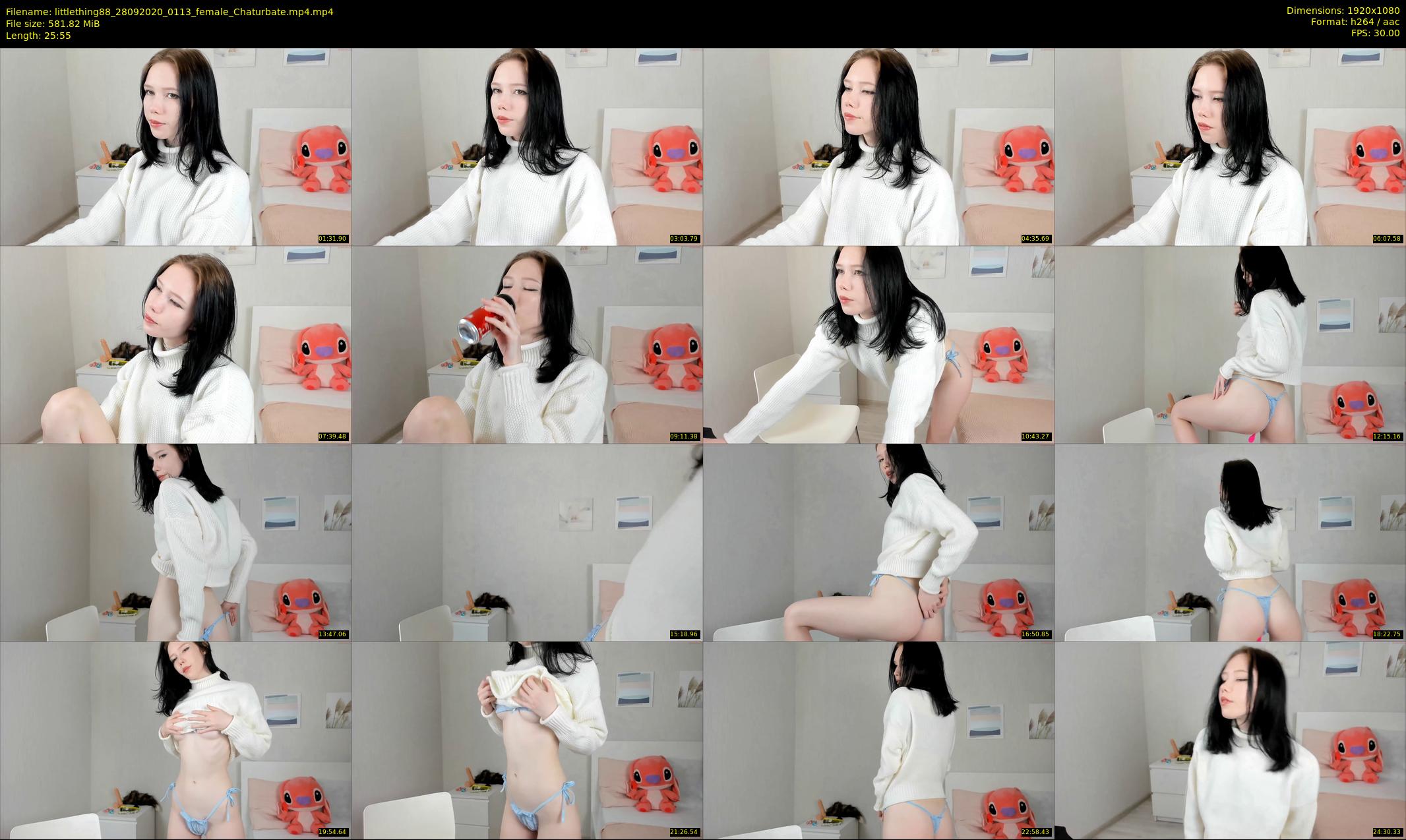 littlething88 — 26 minute Chaturbate female cam show recording, 1080p, Sep 28, 2020