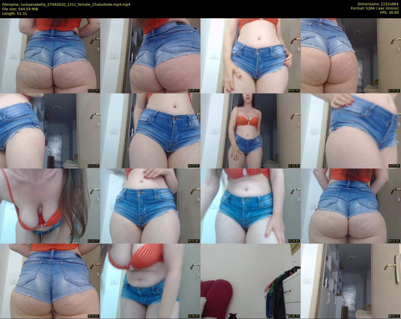 luckyanabella — 52 minute Chaturbate female cam show recording, 720p, Sep 27, 2020