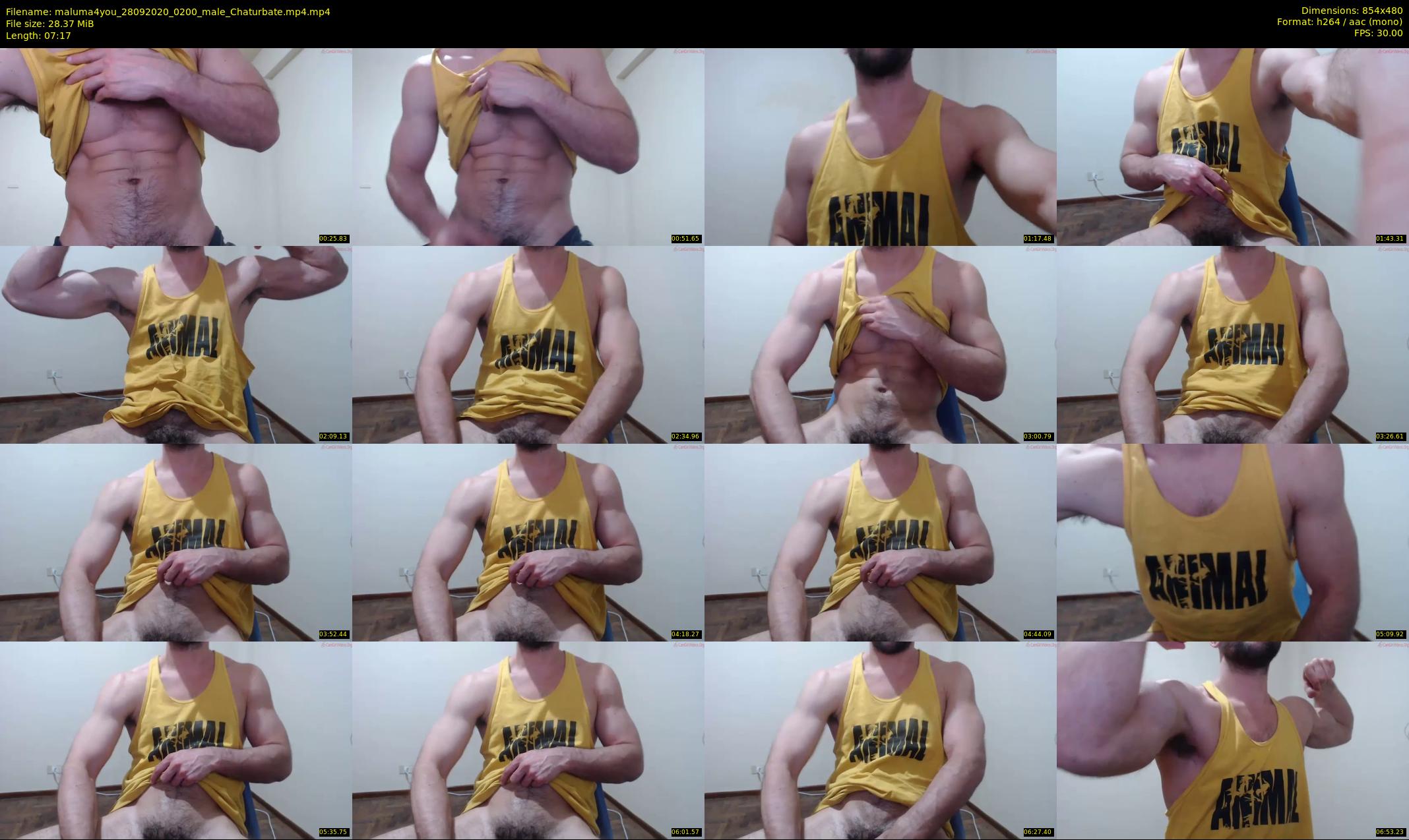 maluma4you — 8 minute Chaturbate male cam show recording, 480p, Sep 28, 2020