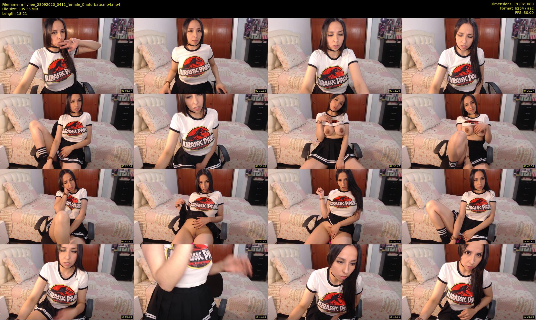 milynee — 19 minute Chaturbate female cam show recording, 1080p, Sep 28, 2020
