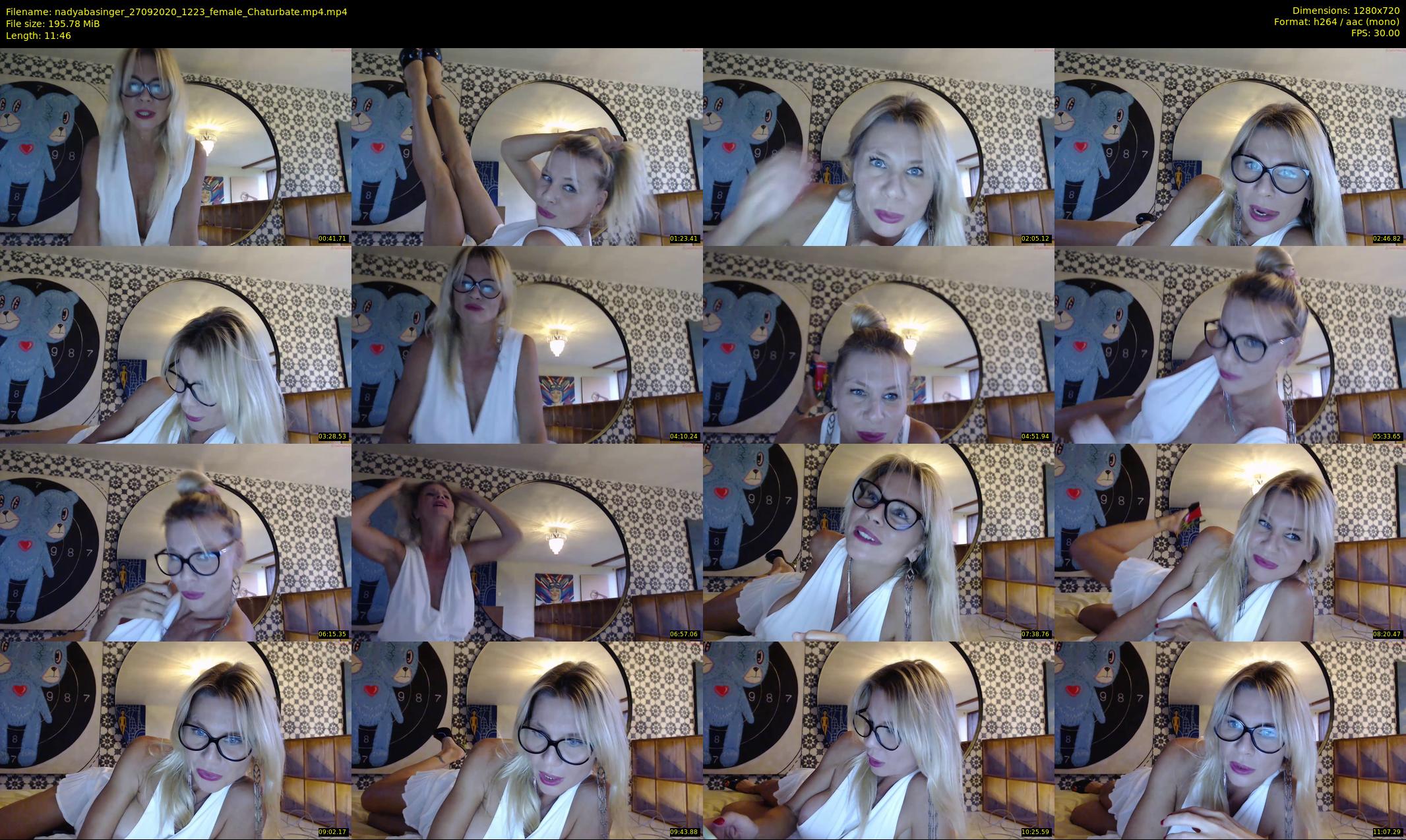 nadyabasinger — 12 minute Chaturbate female cam show recording, 720p, Sep 27, 2020