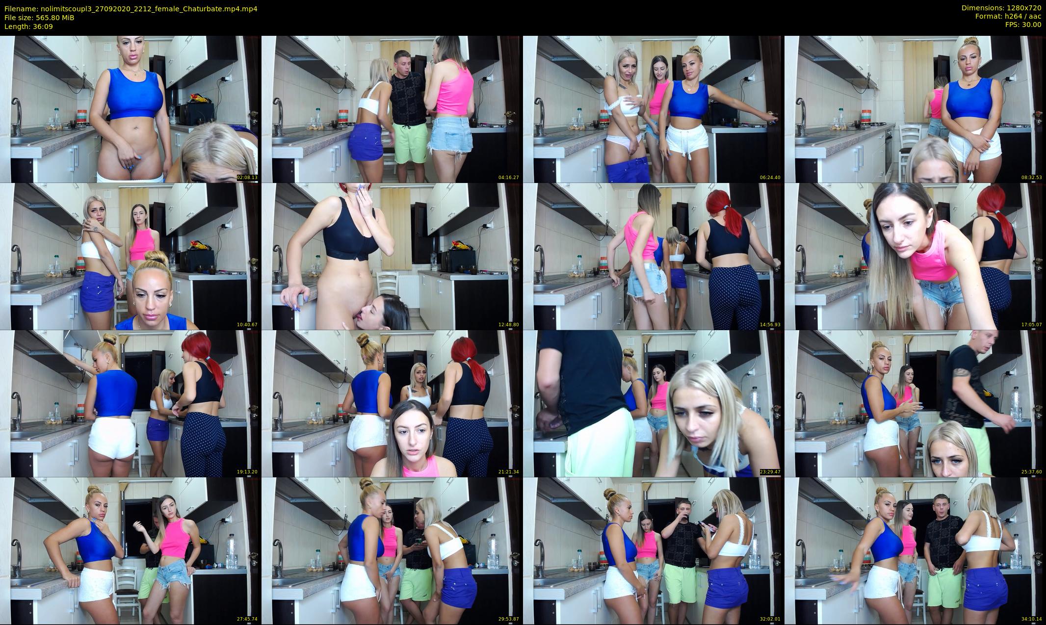 nolimitscoupl3 — 37 minute Chaturbate couple cam show recording, 720p, Sep 27, 2020