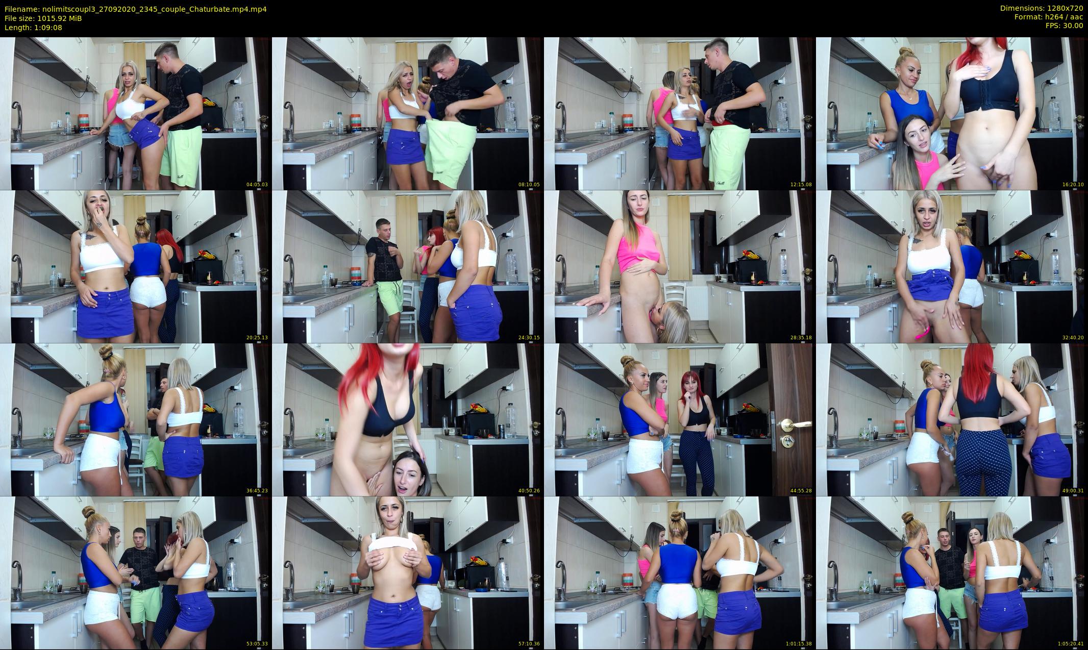 nolimitscoupl3 — 70 minute Chaturbate couple cam show recording, 720p, Sep 27, 2020