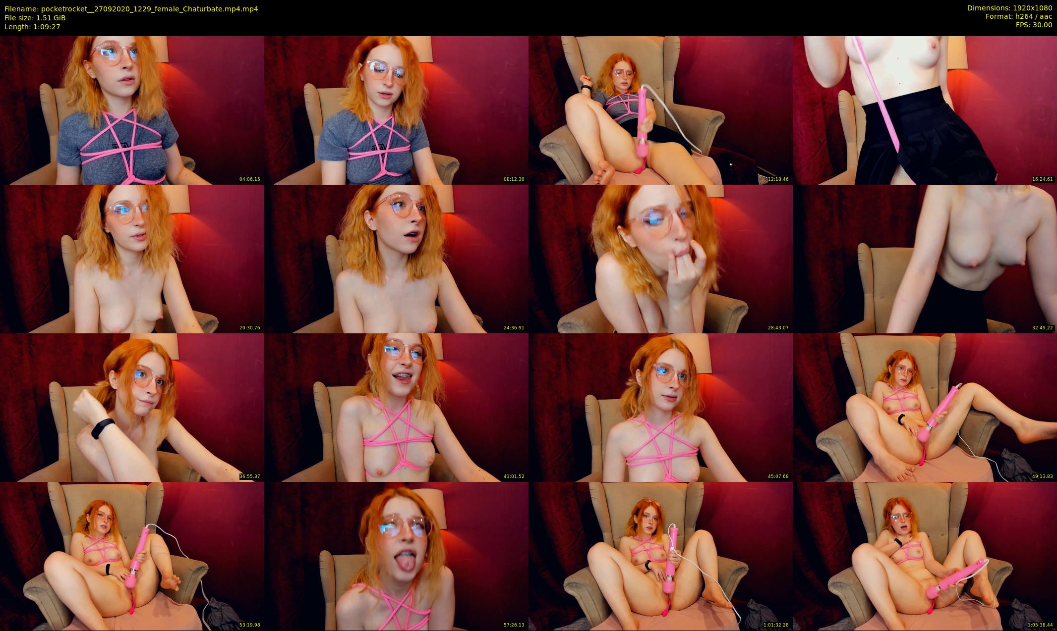 pocketrocket_ — 70 minute Chaturbate female cam show recording, 1080p, Sep 27, 2020