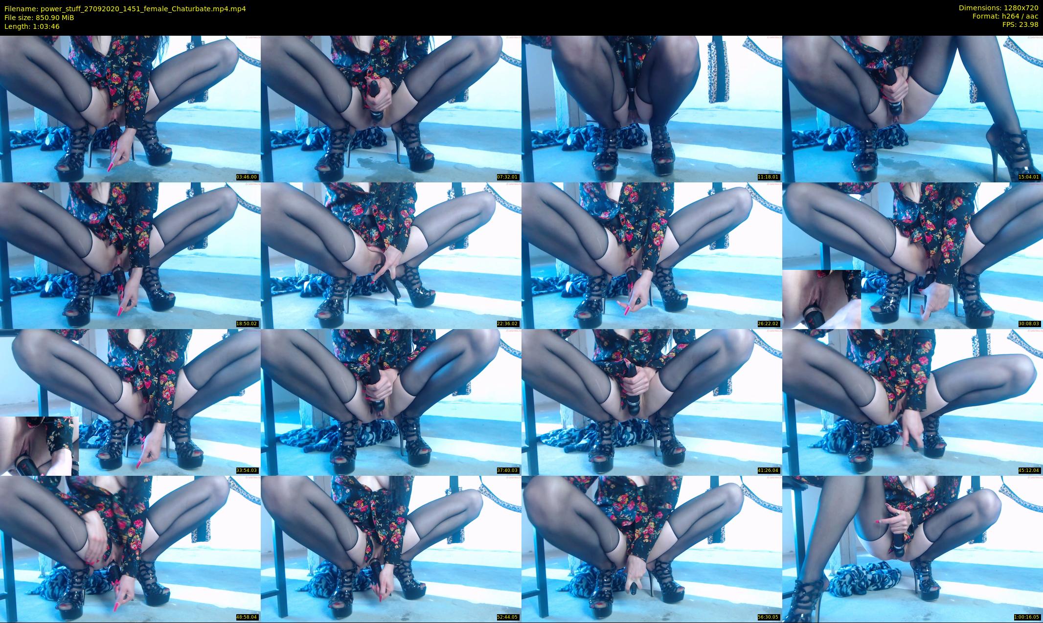 power_stuff — 64 minute Chaturbate female cam show recording, 720p, Sep 27, 2020
