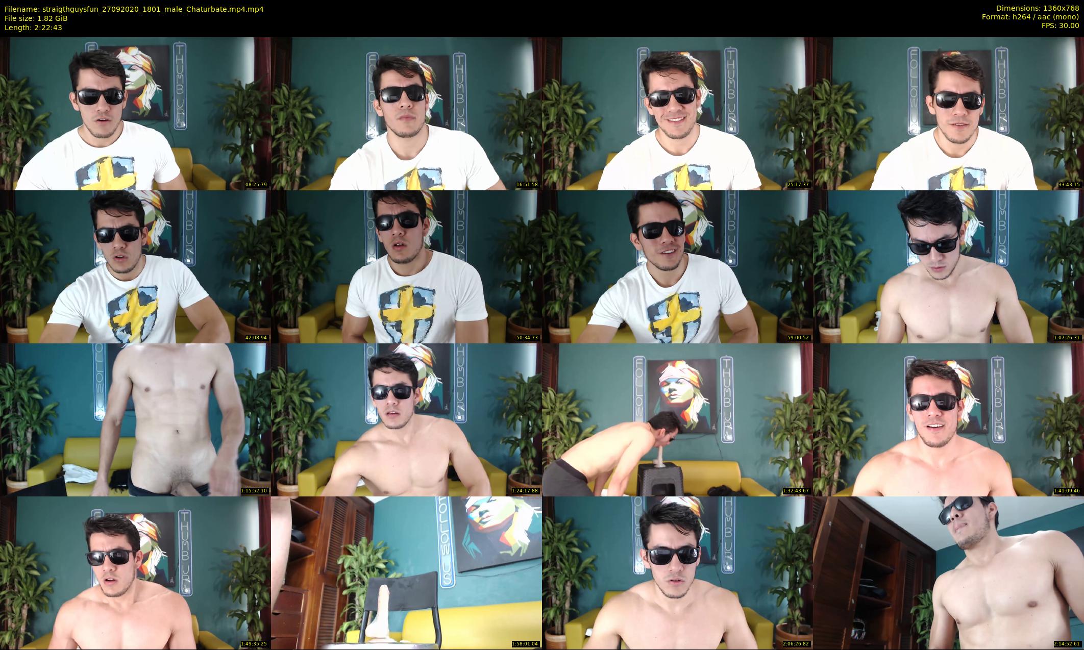straigthguysfun — 143 minute Chaturbate male cam show recording, 720p, Sep 27, 2020