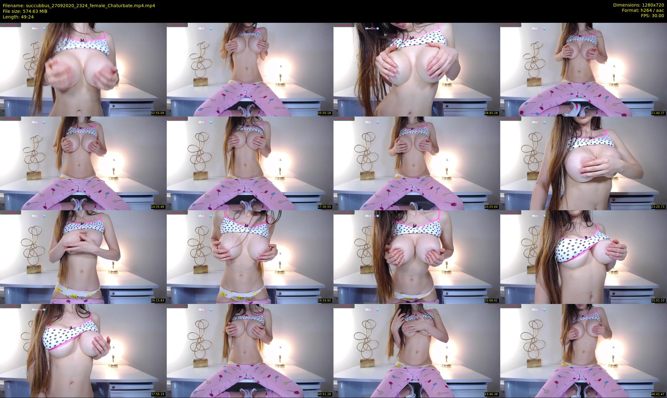 succubbus — 50 minute Chaturbate female cam show recording, 720p, Sep 27, 2020