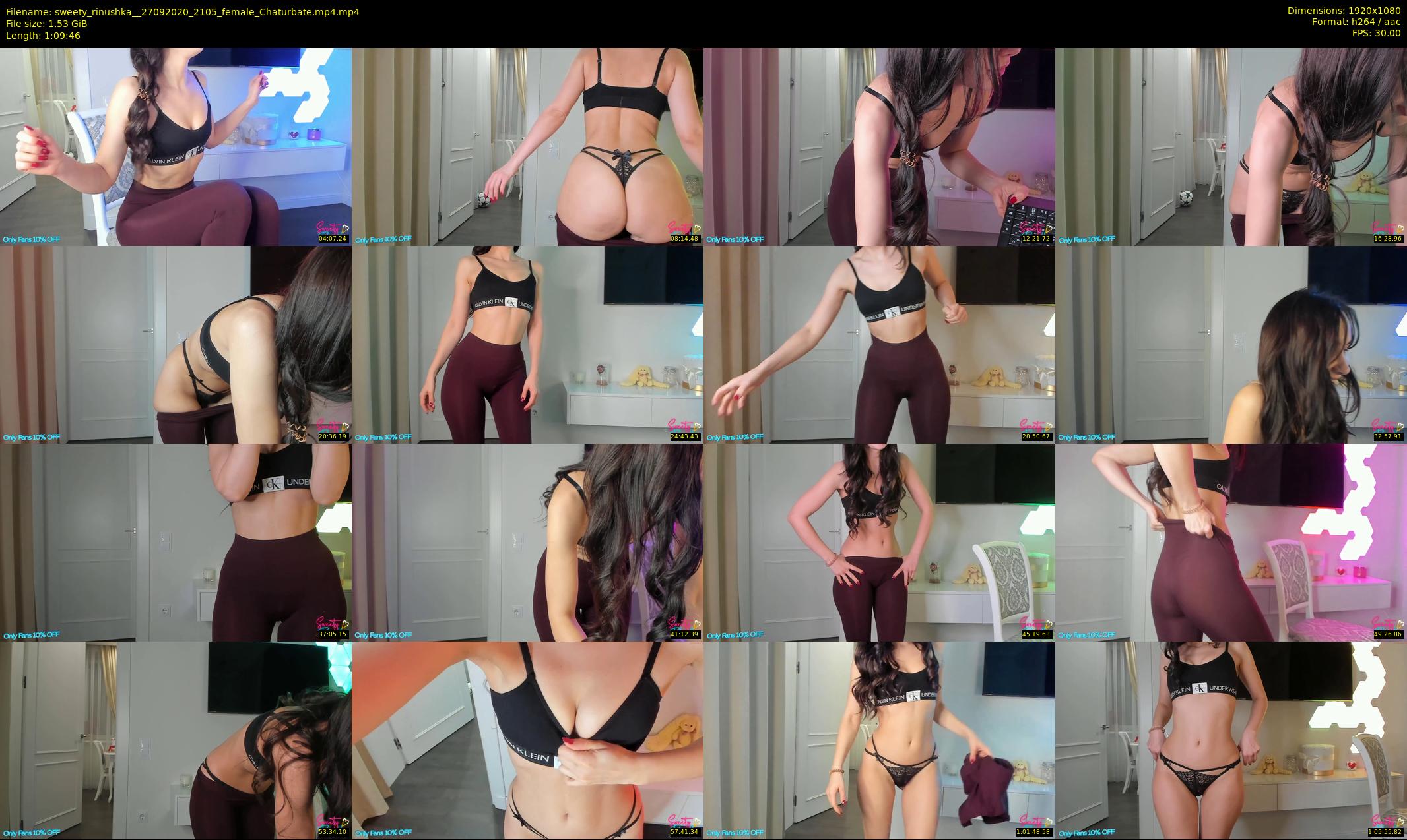 sweety_rinushka_ — 70 minute Chaturbate female cam show recording, 1080p, Sep 27, 2020