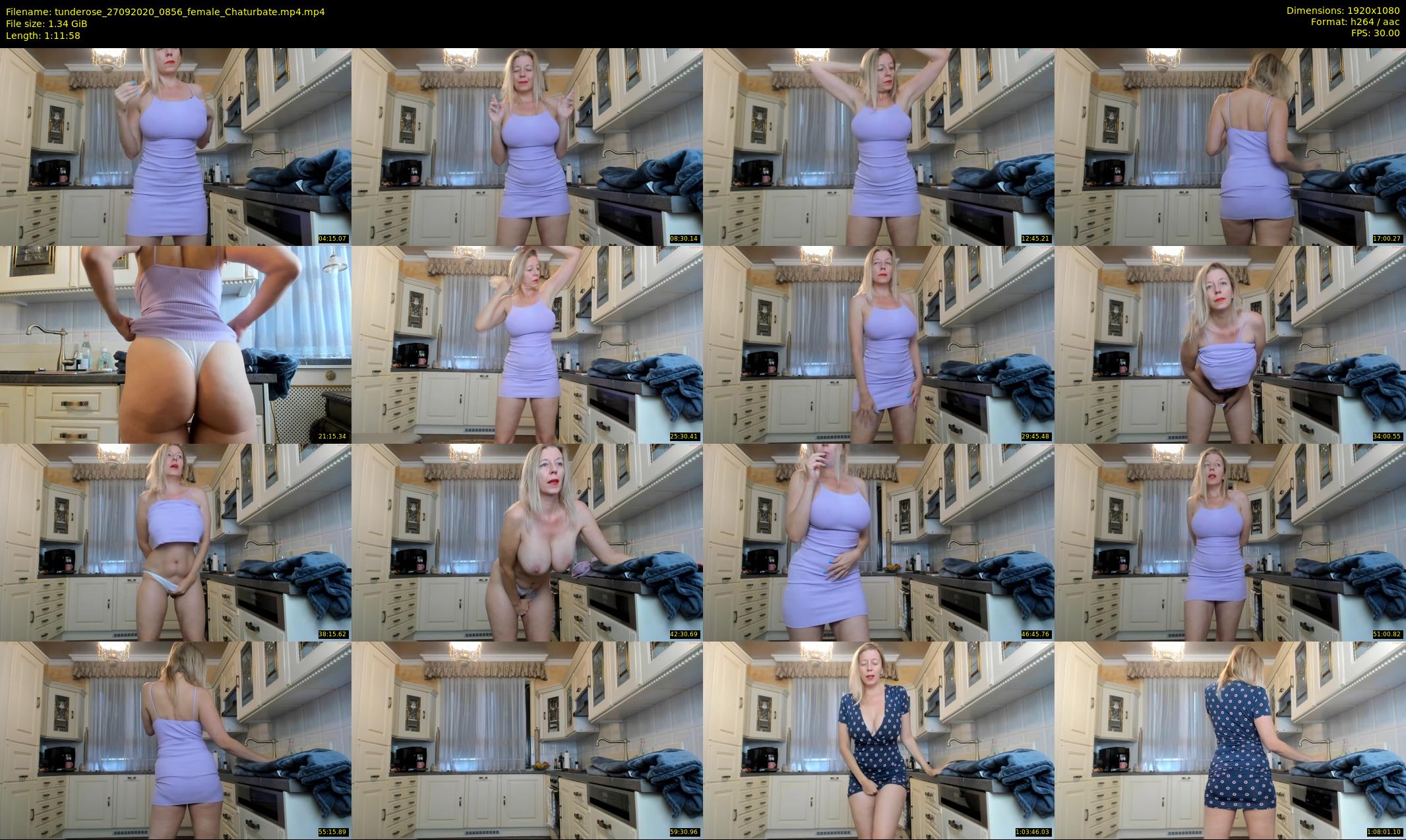 tunderose — 72 minute Chaturbate female cam show recording, 1080p, Sep 27, 2020