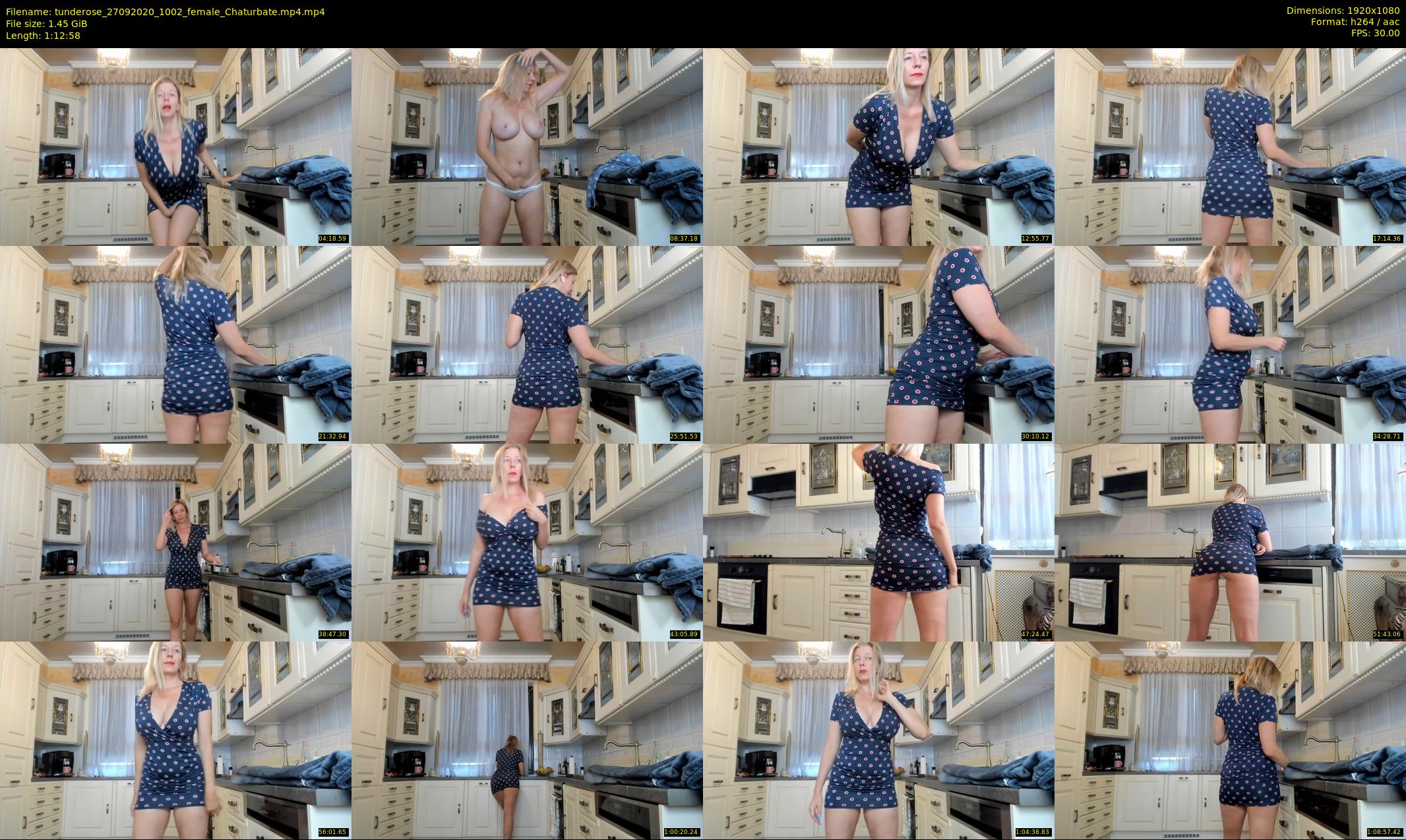 tunderose — 73 minute Chaturbate female cam show recording, 1080p, Sep 27, 2020