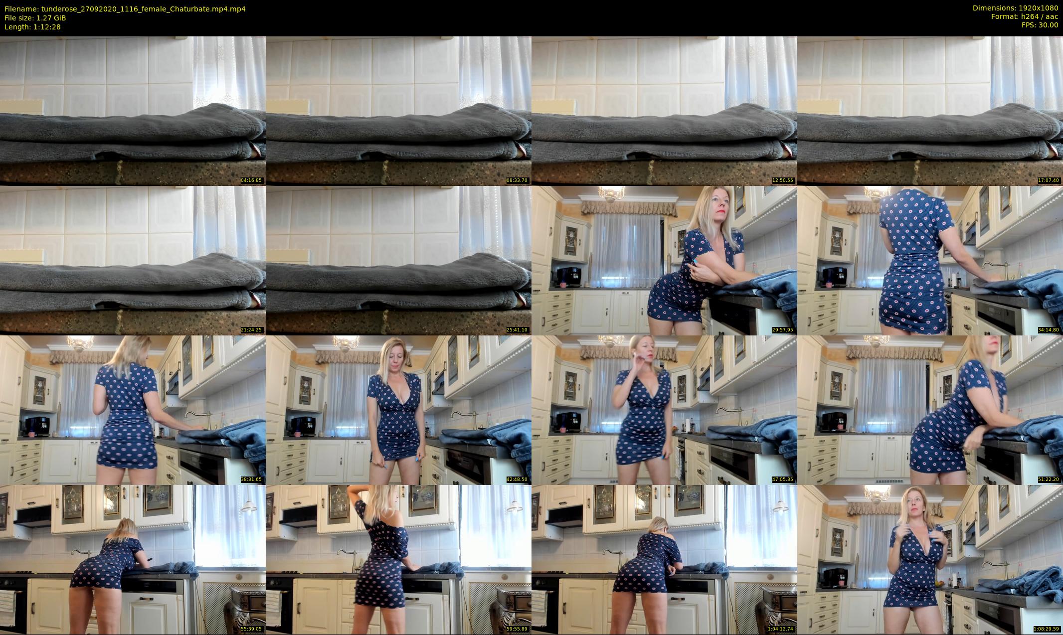 tunderose — 73 minute Chaturbate female cam show recording, 1080p, Sep 27, 2020