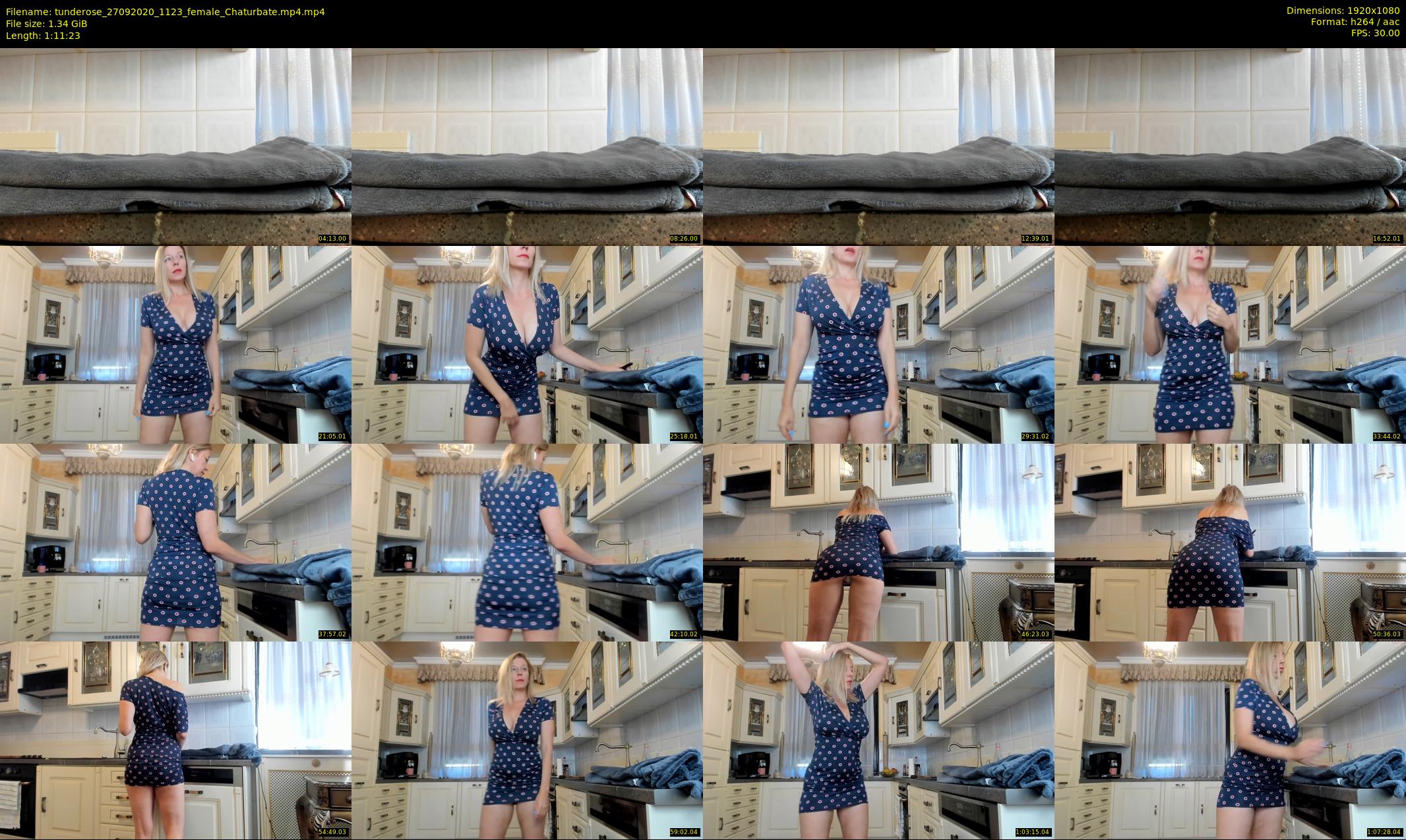 tunderose — 72 minute Chaturbate female cam show recording, 1080p, Sep 27, 2020