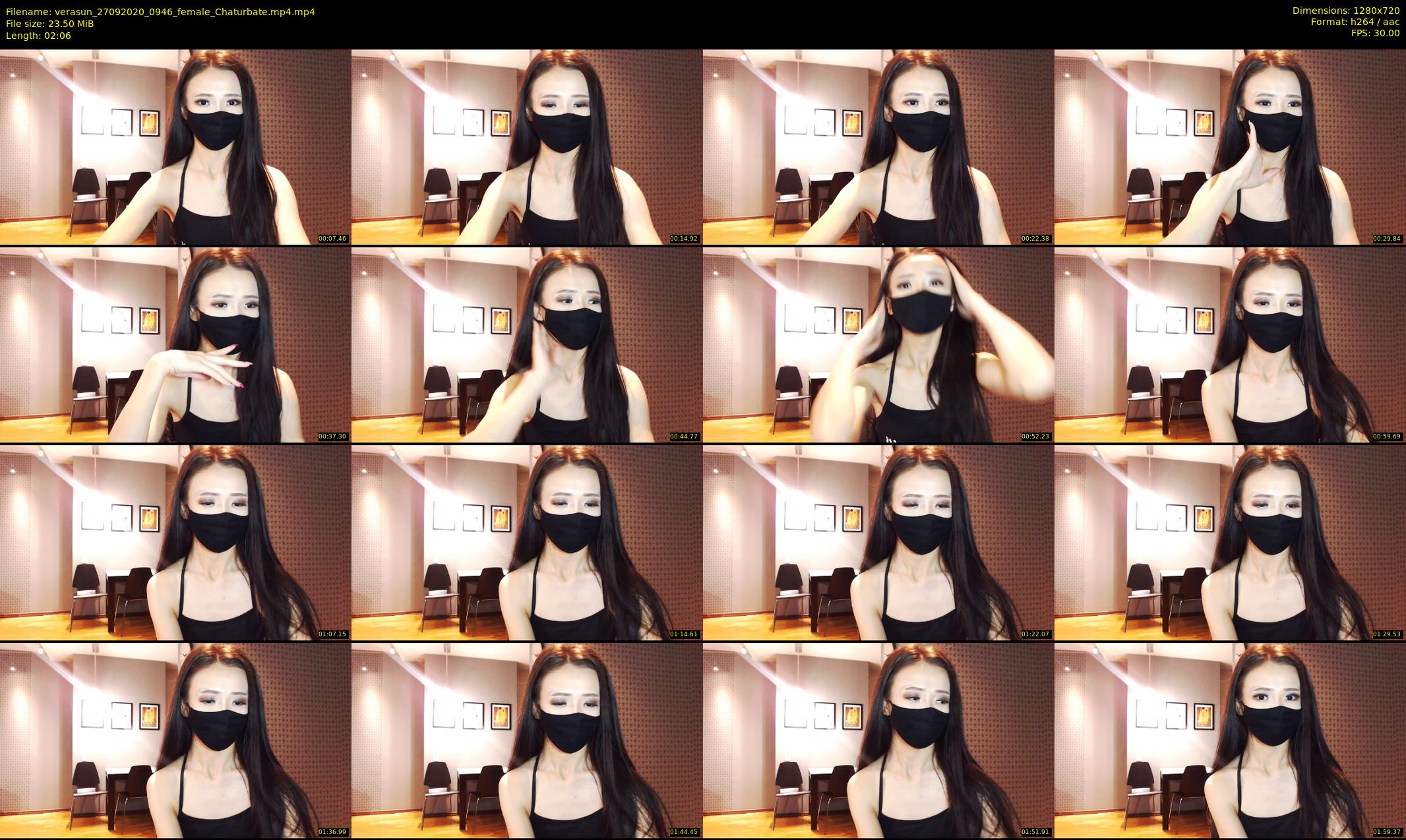 verasun — 3 minute Chaturbate female cam show recording, 720p, Sep 27, 2020