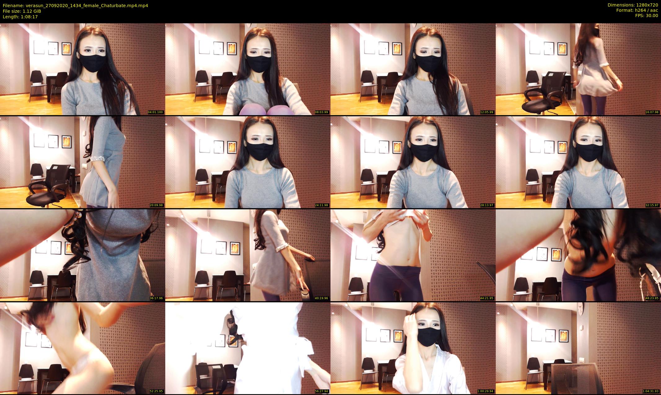 verasun — 69 minute Chaturbate female cam show recording, 720p, Sep 27, 2020