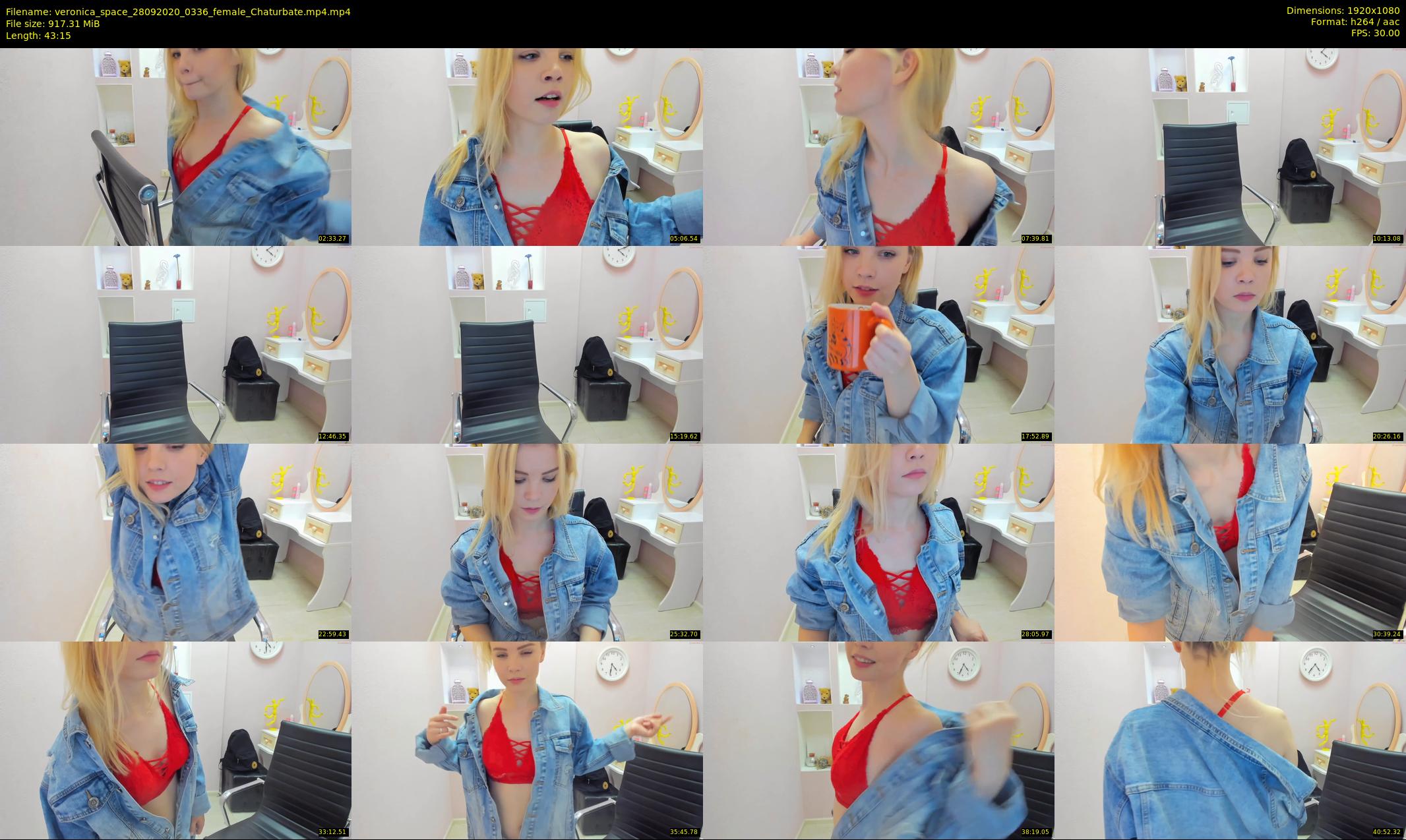 veronica_space — 44 minute Chaturbate female cam show recording, 1080p, Sep 28, 2020