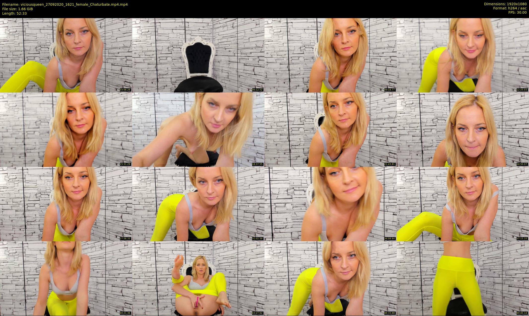 viciousqueen — 53 minute Chaturbate female cam show recording, 1080p, Sep 27, 2020