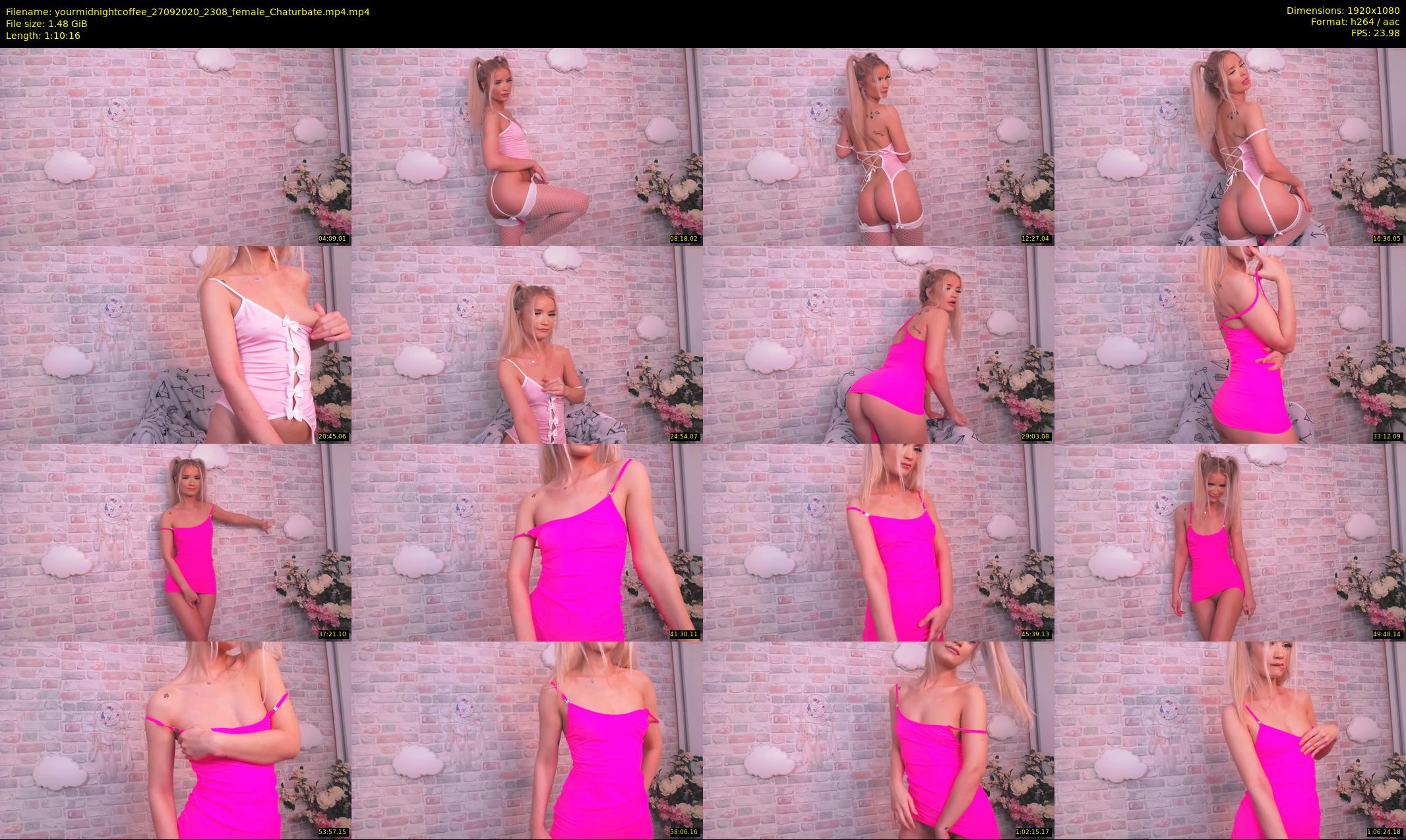 yourmidnightcoffee — 71 minute Chaturbate female cam show recording, 1080p, Sep 27, 2020