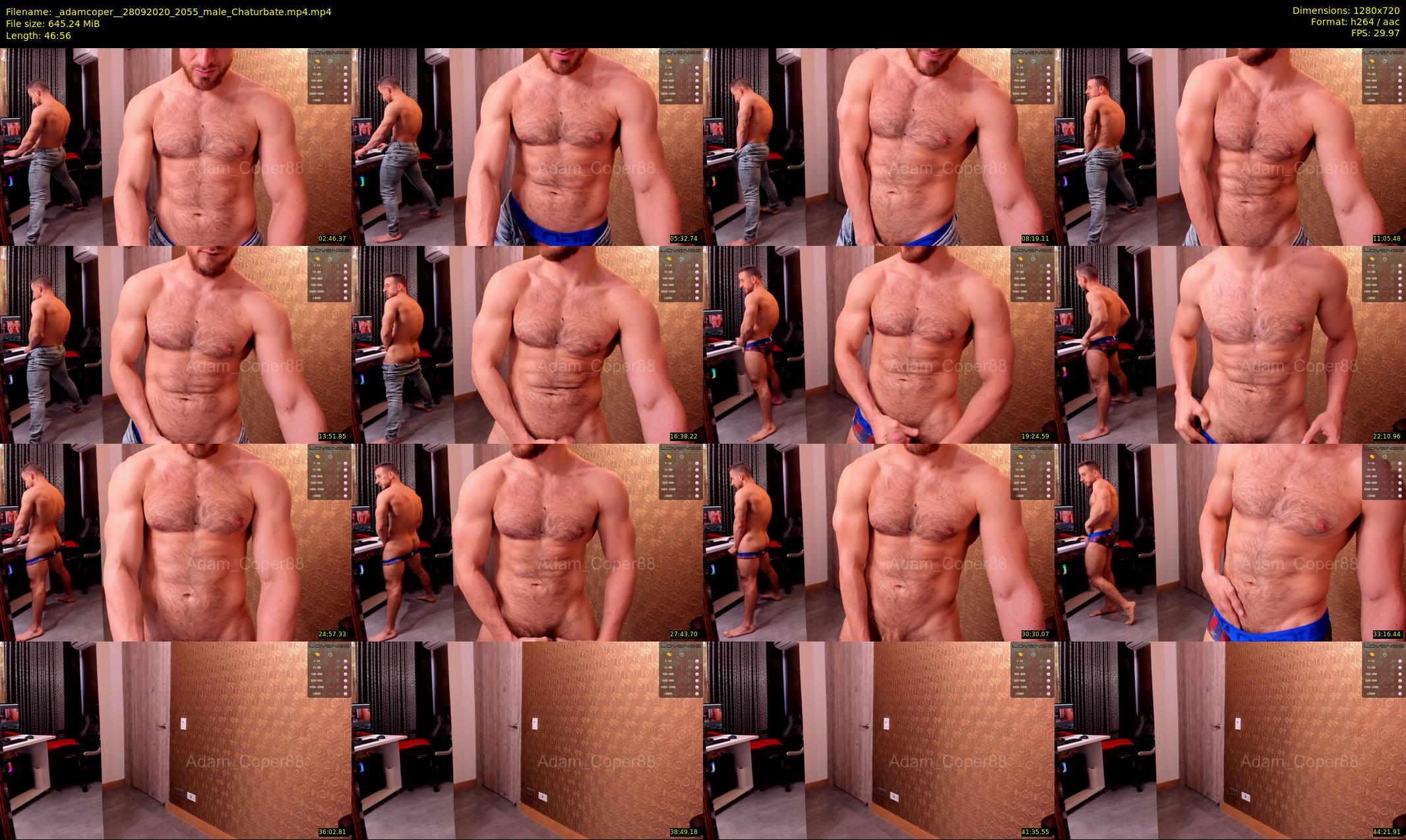 _adamcoper_ — 47 minute Chaturbate male cam show recording, 720p, Sep 28, 2020