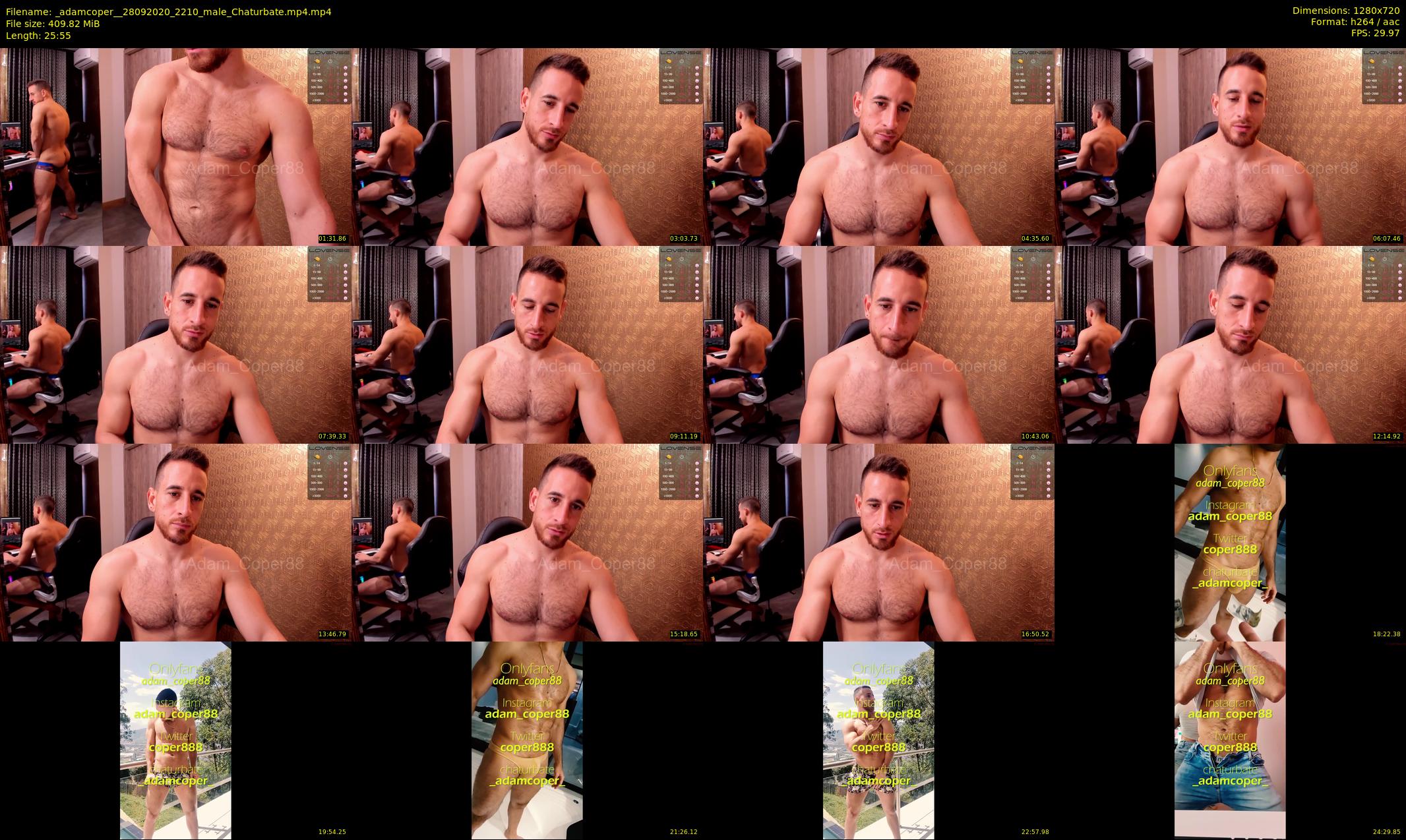 _adamcoper_ — 26 minute Chaturbate male cam show recording, 720p, Sep 28, 2020